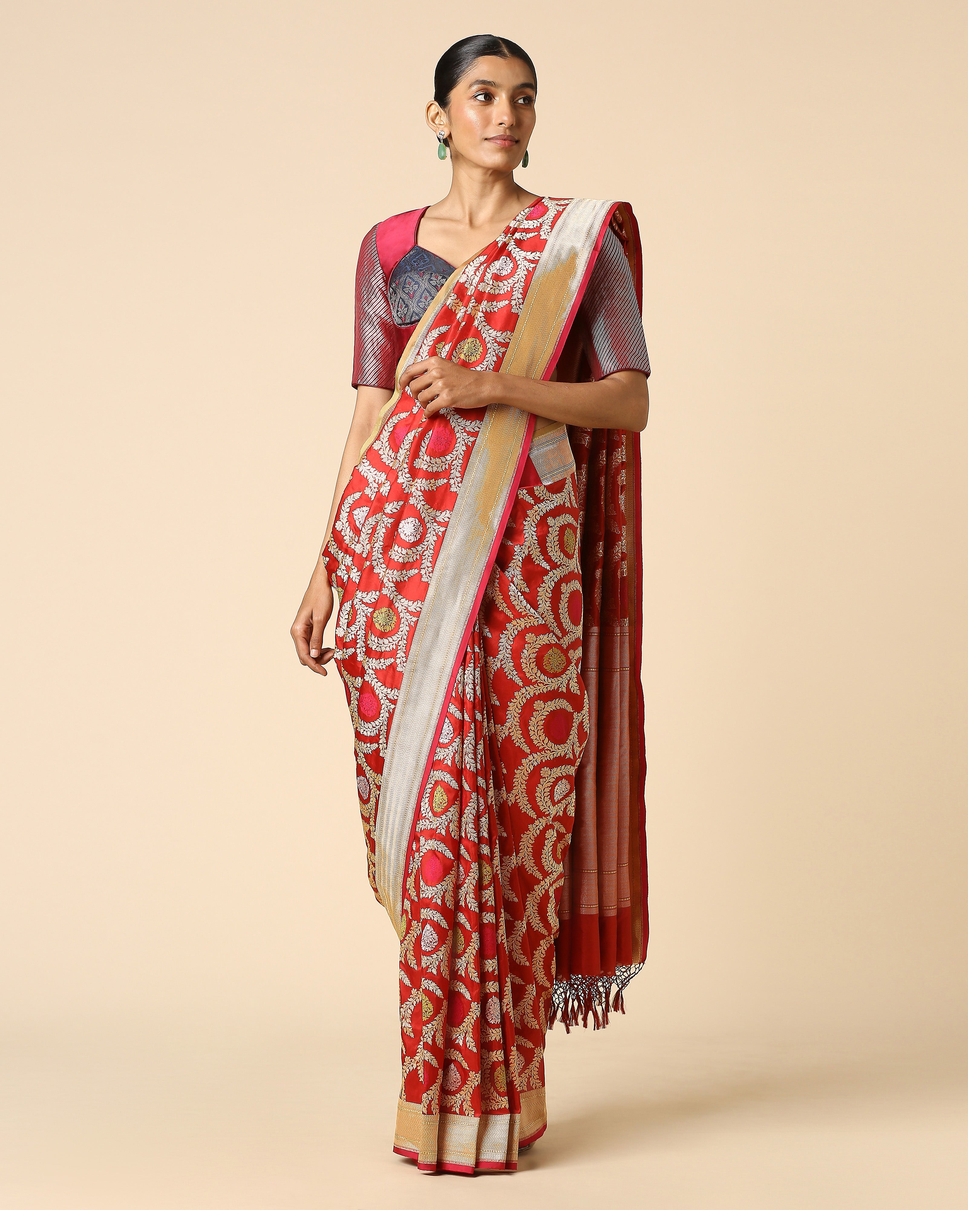 Alaya Banarasi Kadwa Silk Saree