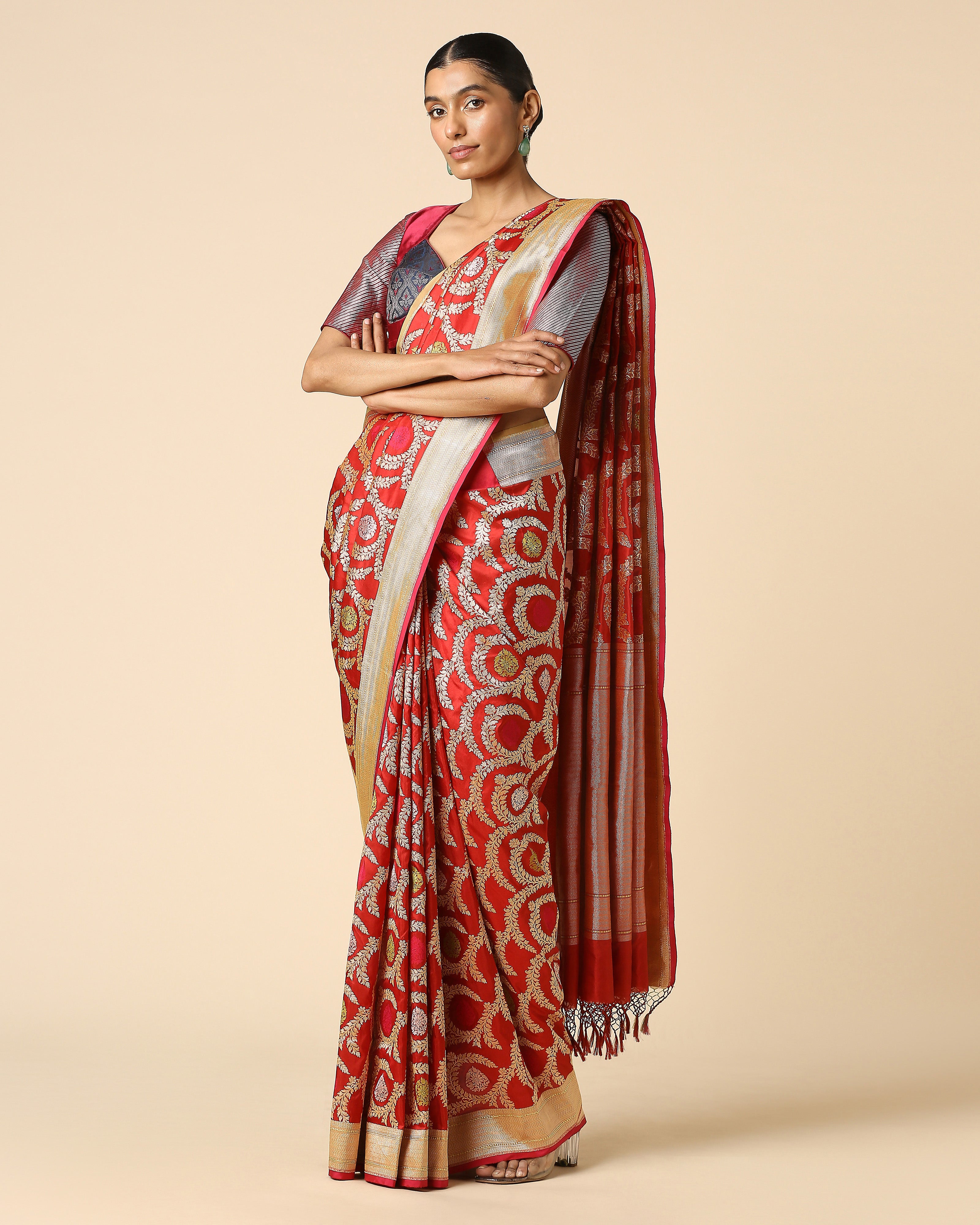 Alaya Banarasi Kadwa Silk Saree