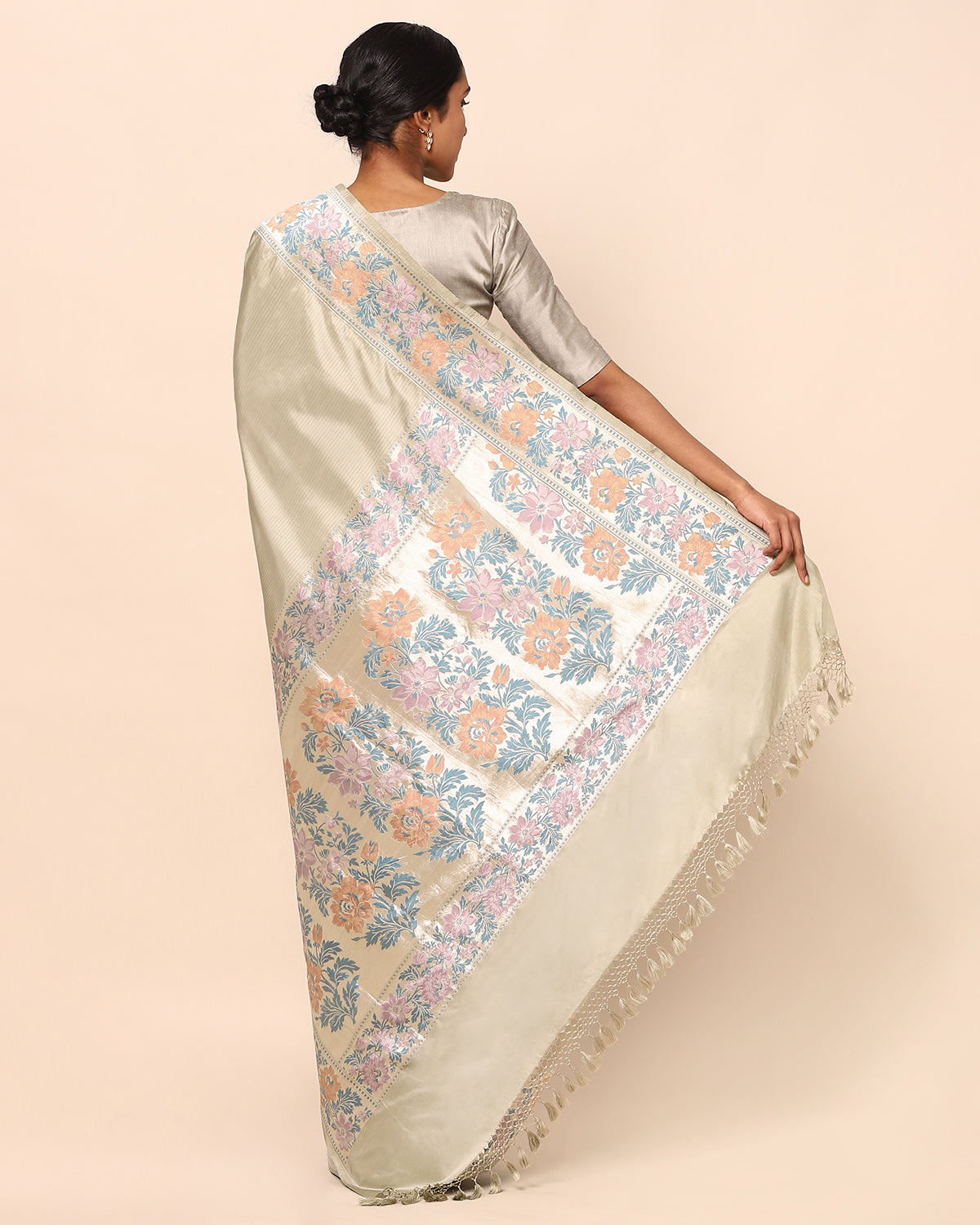 Parsi Banarasi Kadwa Silk Saree