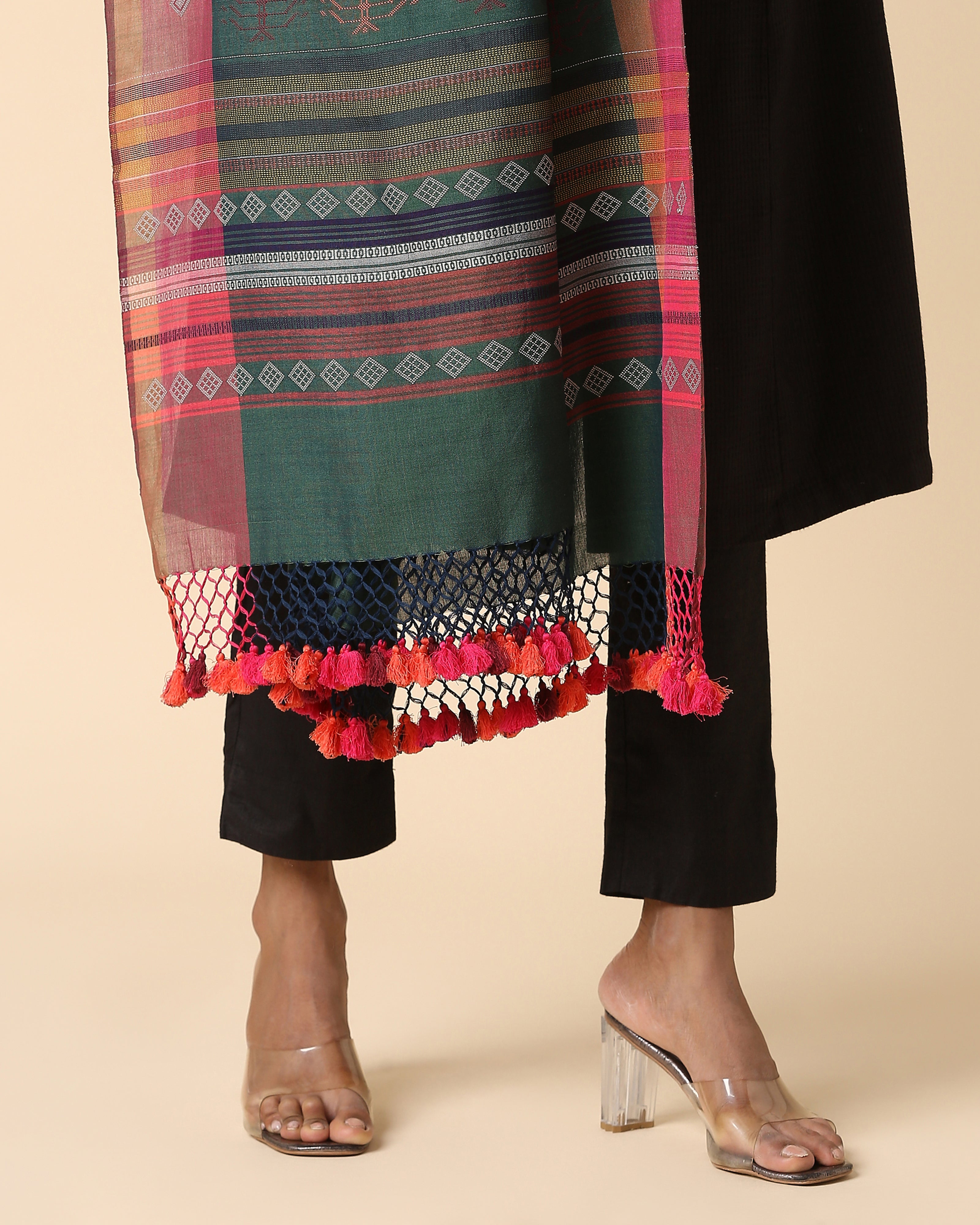 Kishkindha Bhujodi Extra Weft Cotton Dupatta