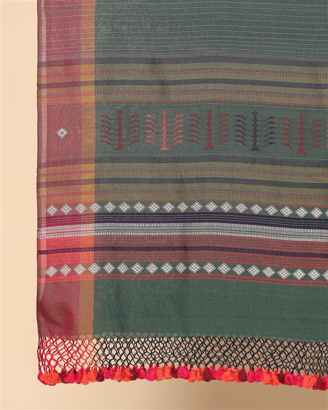 Kishkindha Bhujodi Extra Weft Cotton Dupatta
