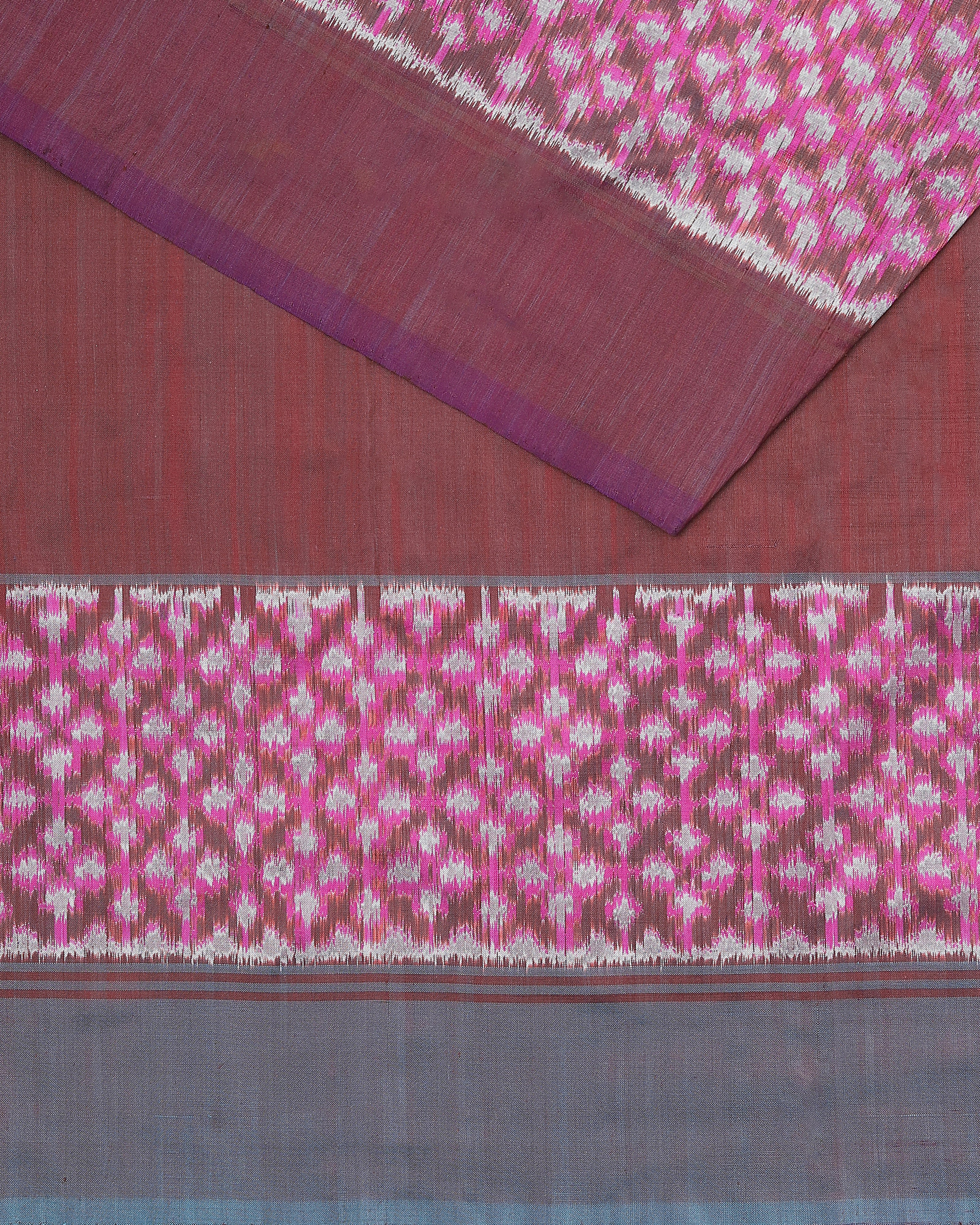 Kiyara Weft Ikat Silk Saree