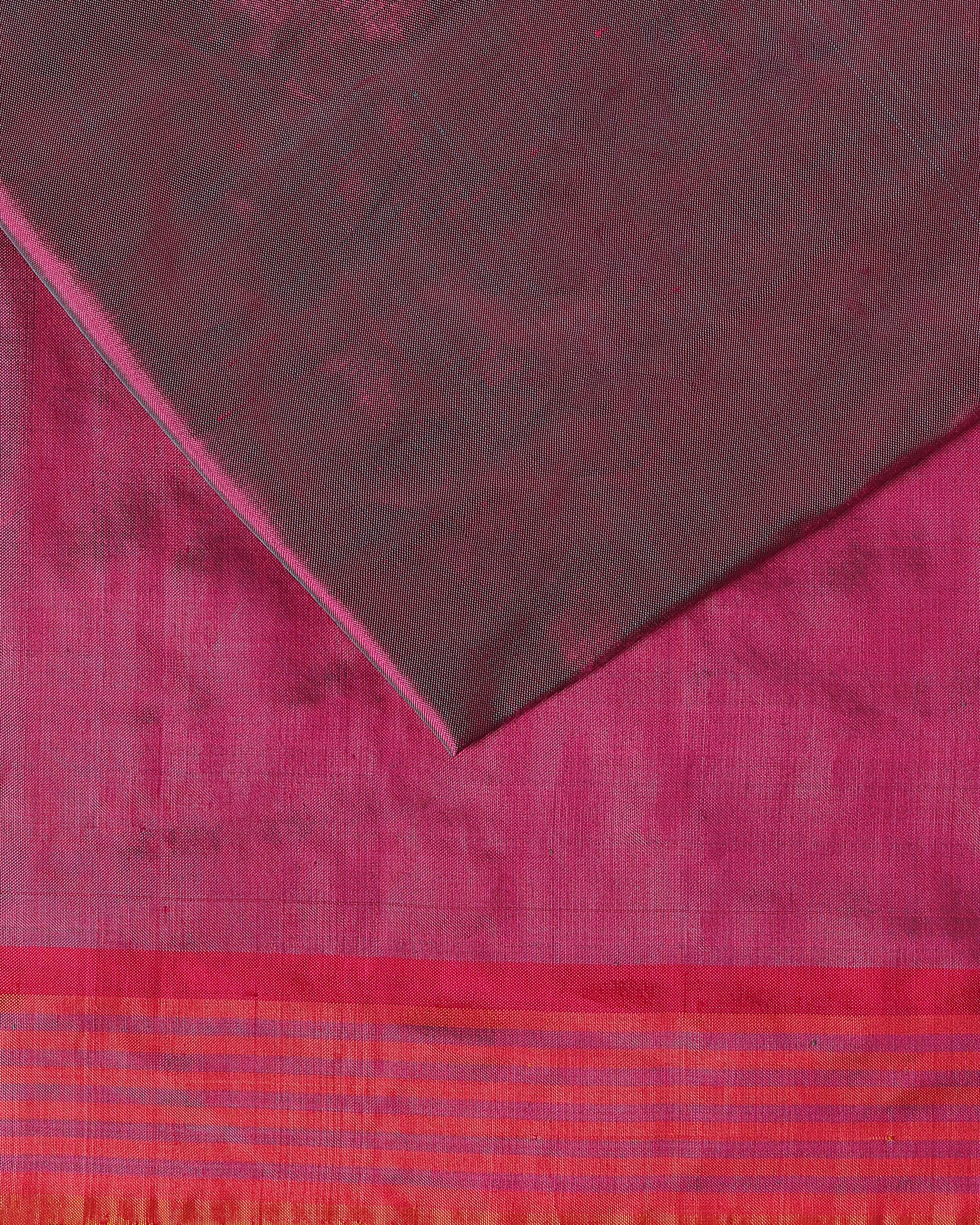 Hymai Weft Ikat Silk Saree