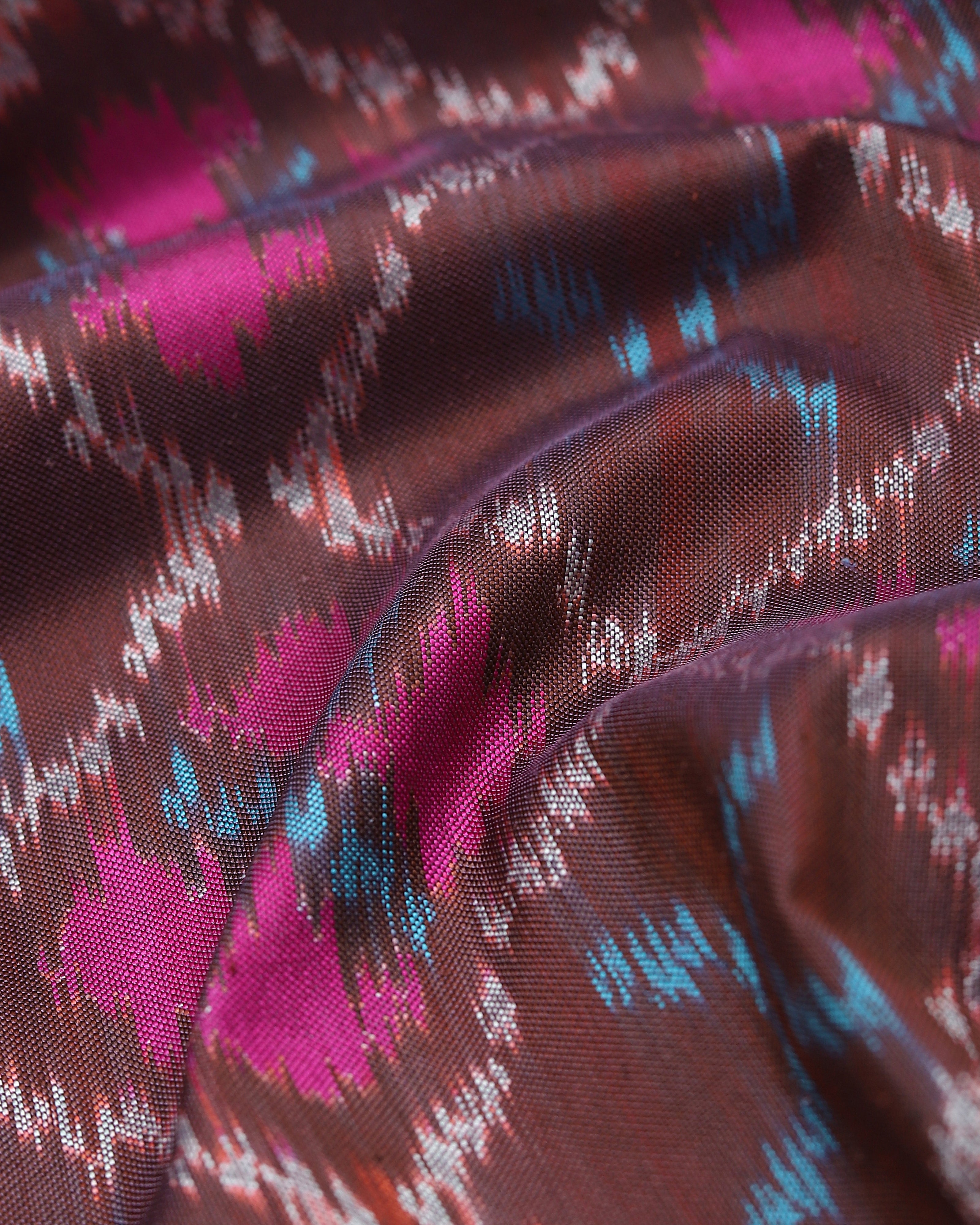 Kiyara Weft Ikat Silk Saree