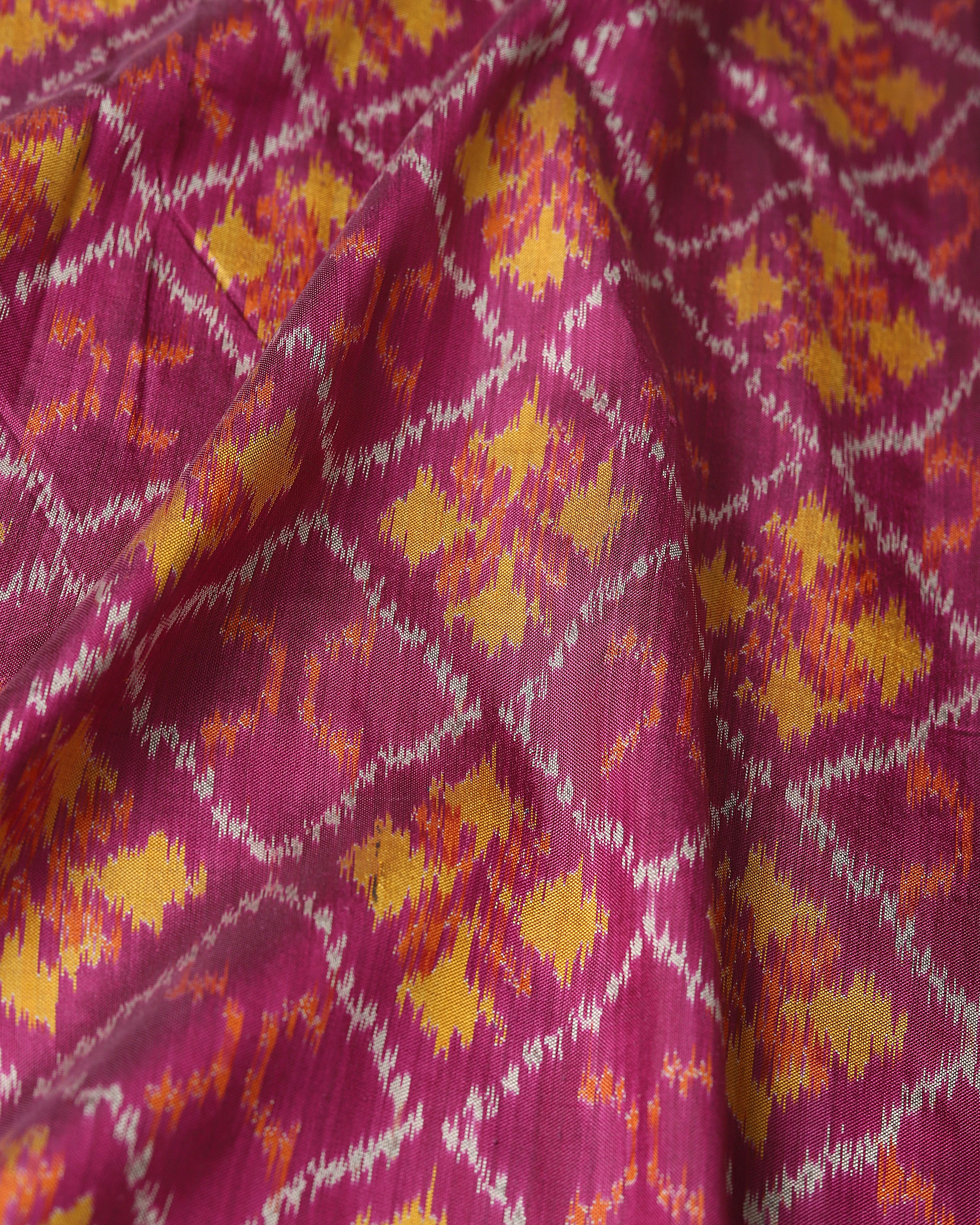 Kiyara Weft Ikat Silk Saree