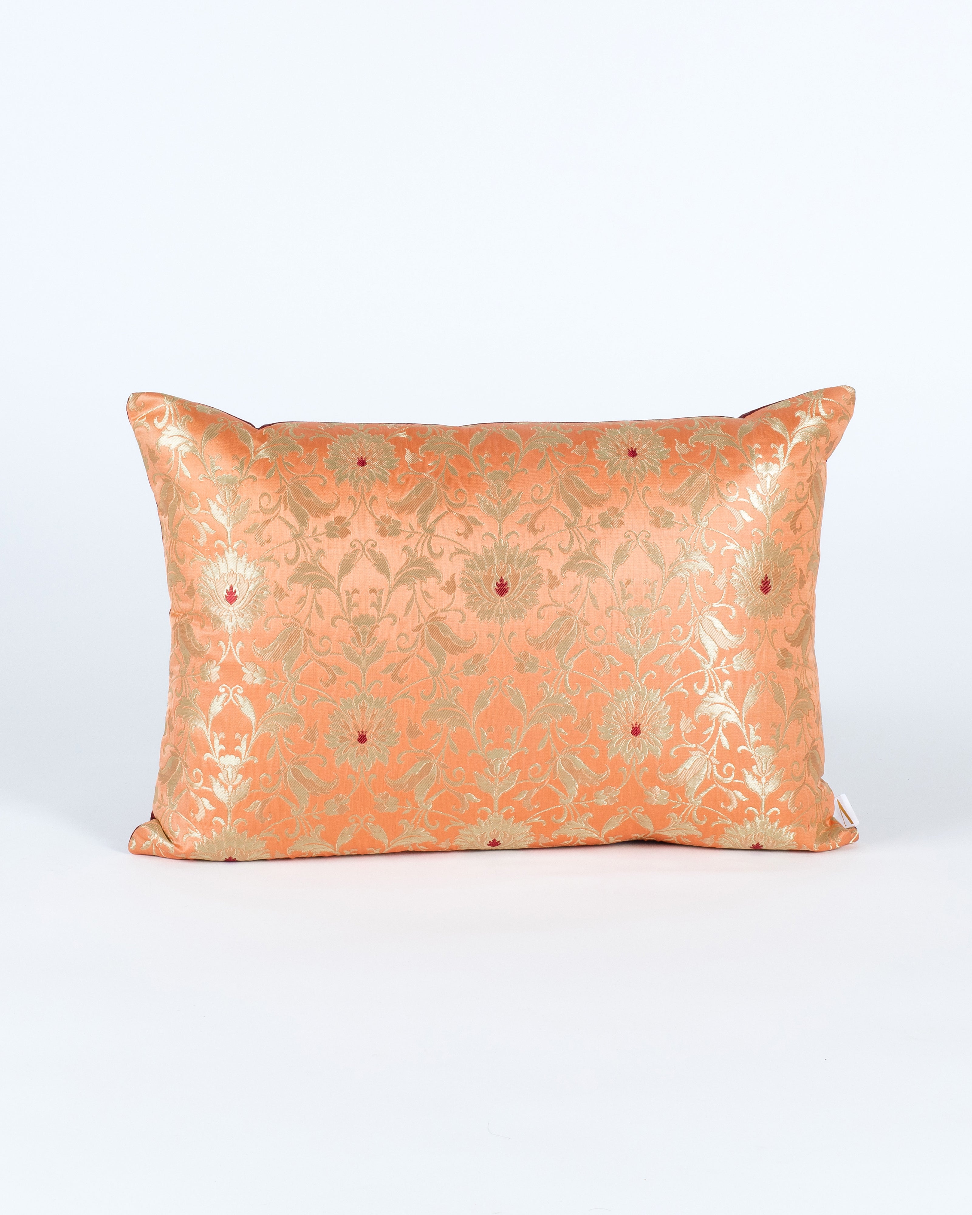 Anaar Satin Brocade Silk Cushion Cover