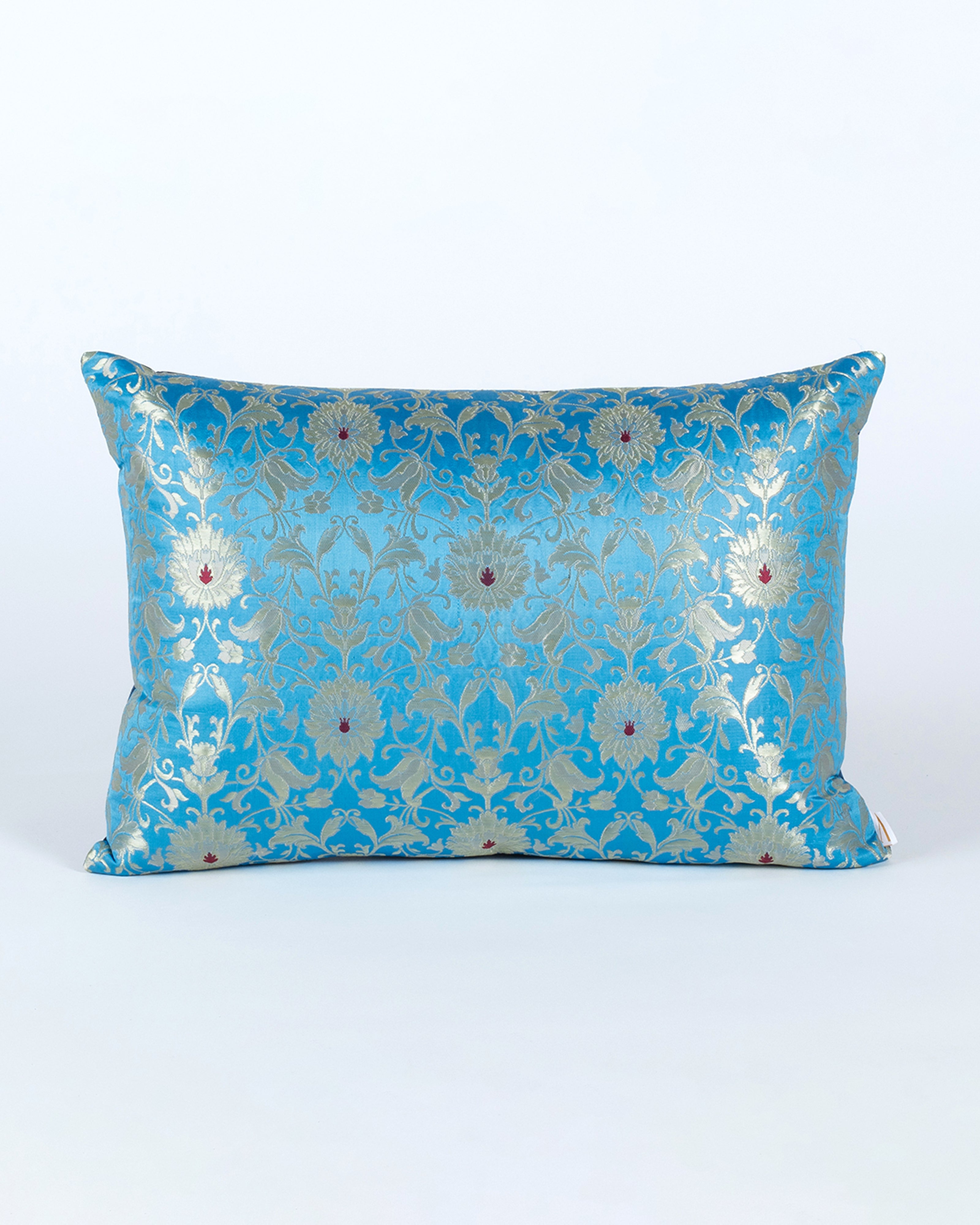 Anaar Satin Brocade Silk Cushion Cover