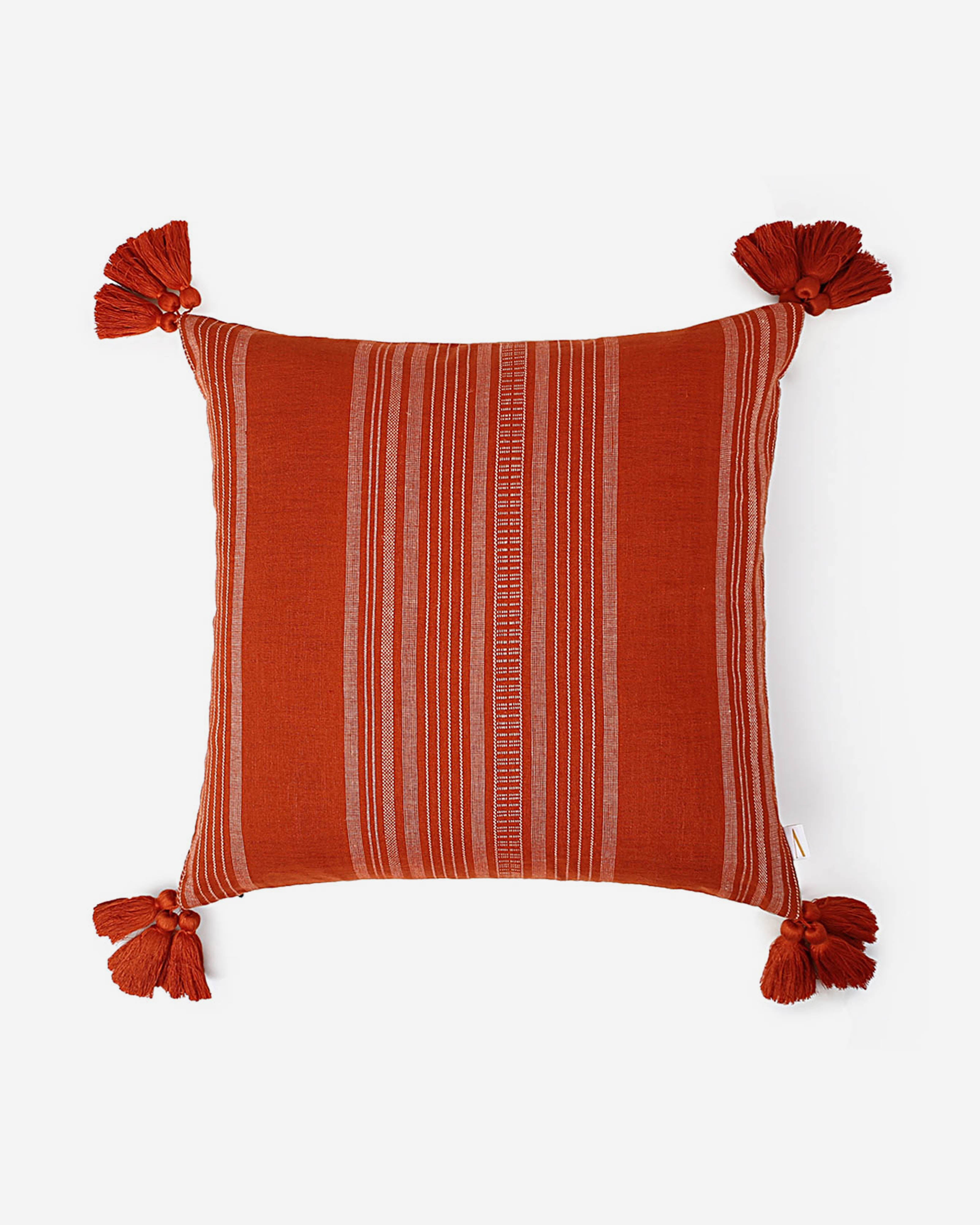 Calypso Extra Weft Cotton Linen Cushion Cover