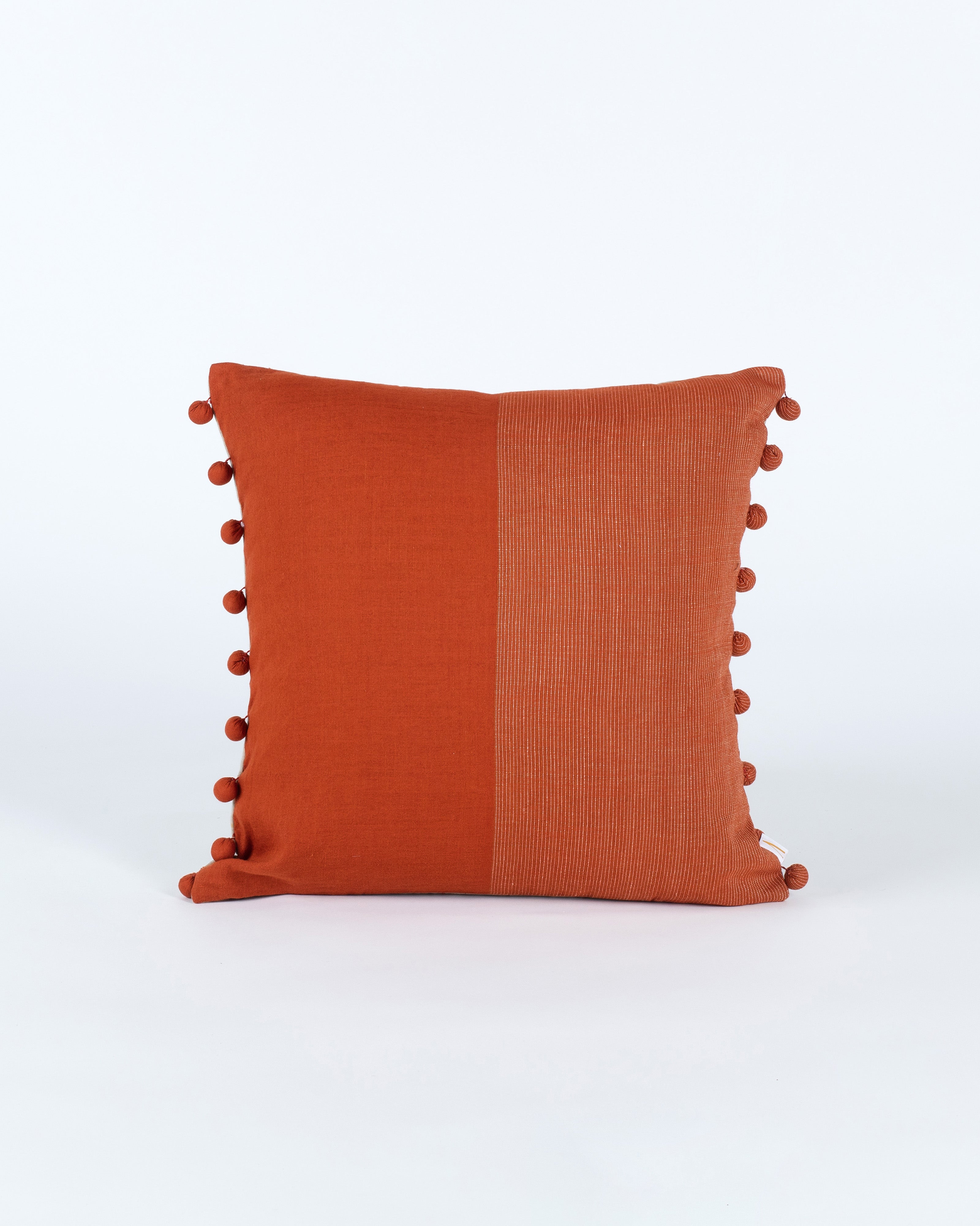 Atom Plain Weave Cotton Linen Cushion Cover