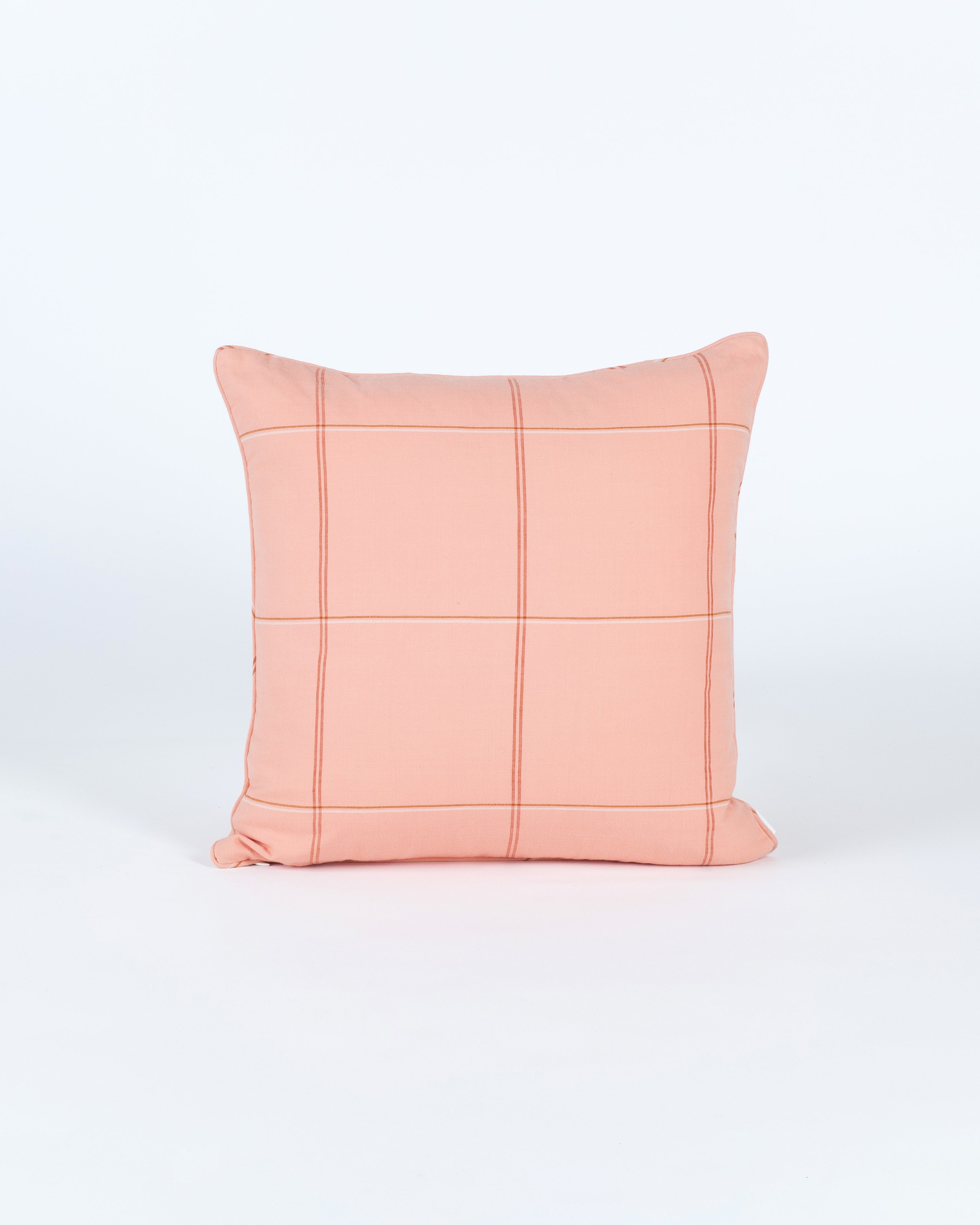Grid Checks Plain Weave Cotton Cushion Cover