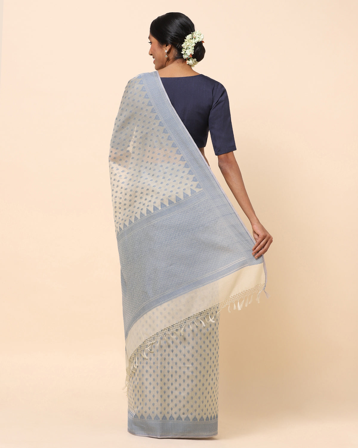 Tara Banarasi Cutwork Silk Cotton Saree