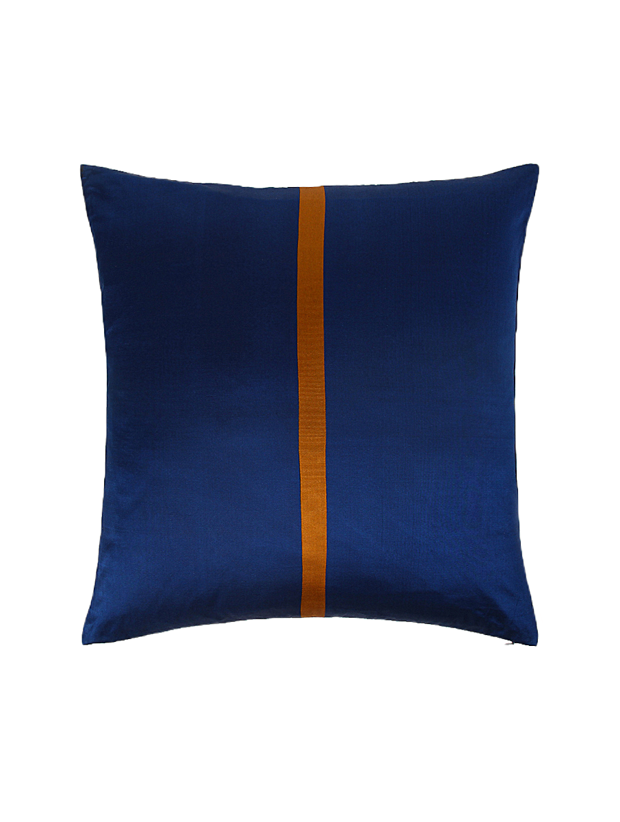 Ardh Satin Brocade Silk Cushion Cover