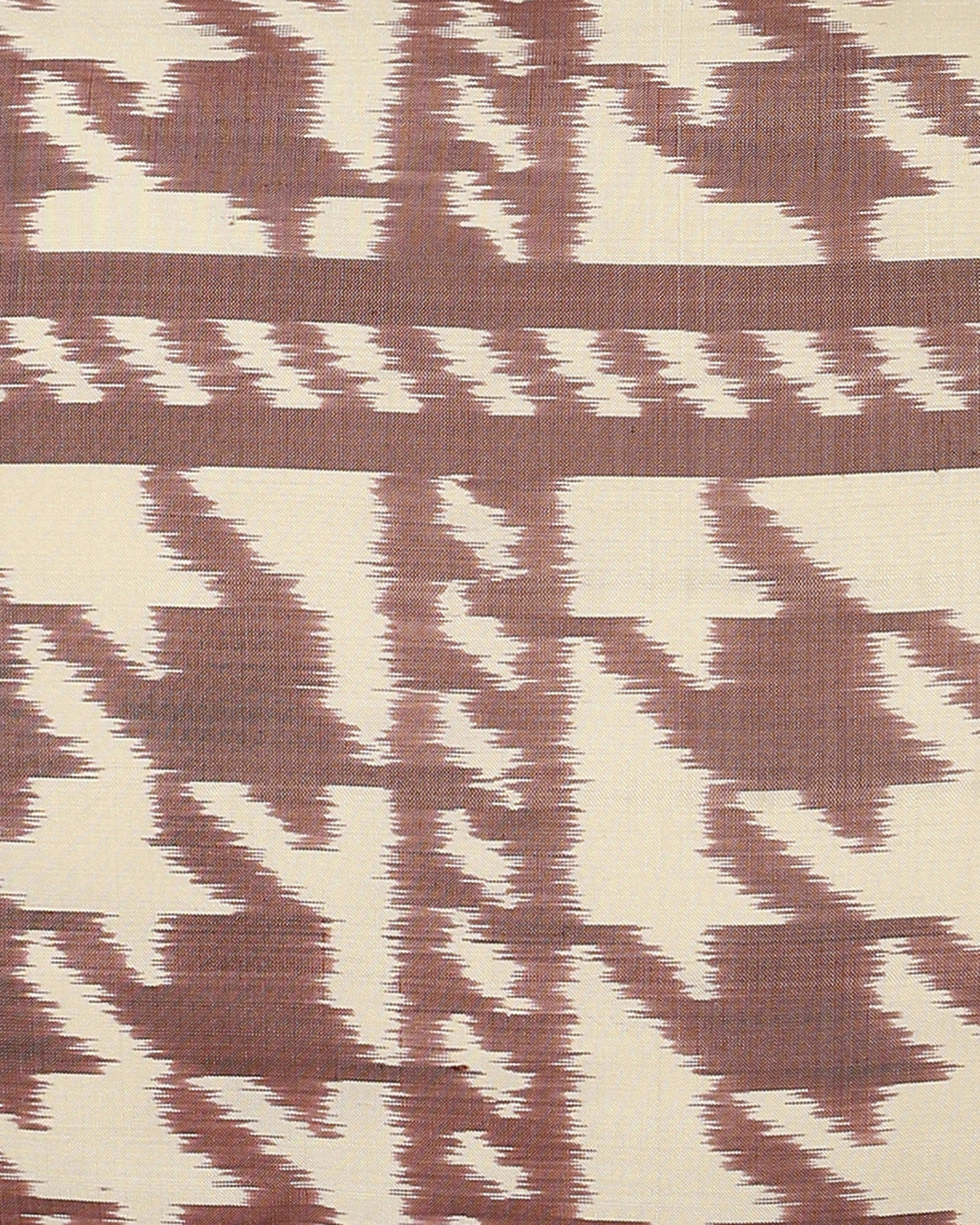 Hounds Tooth Weft Ikat Silk Cushion Cover