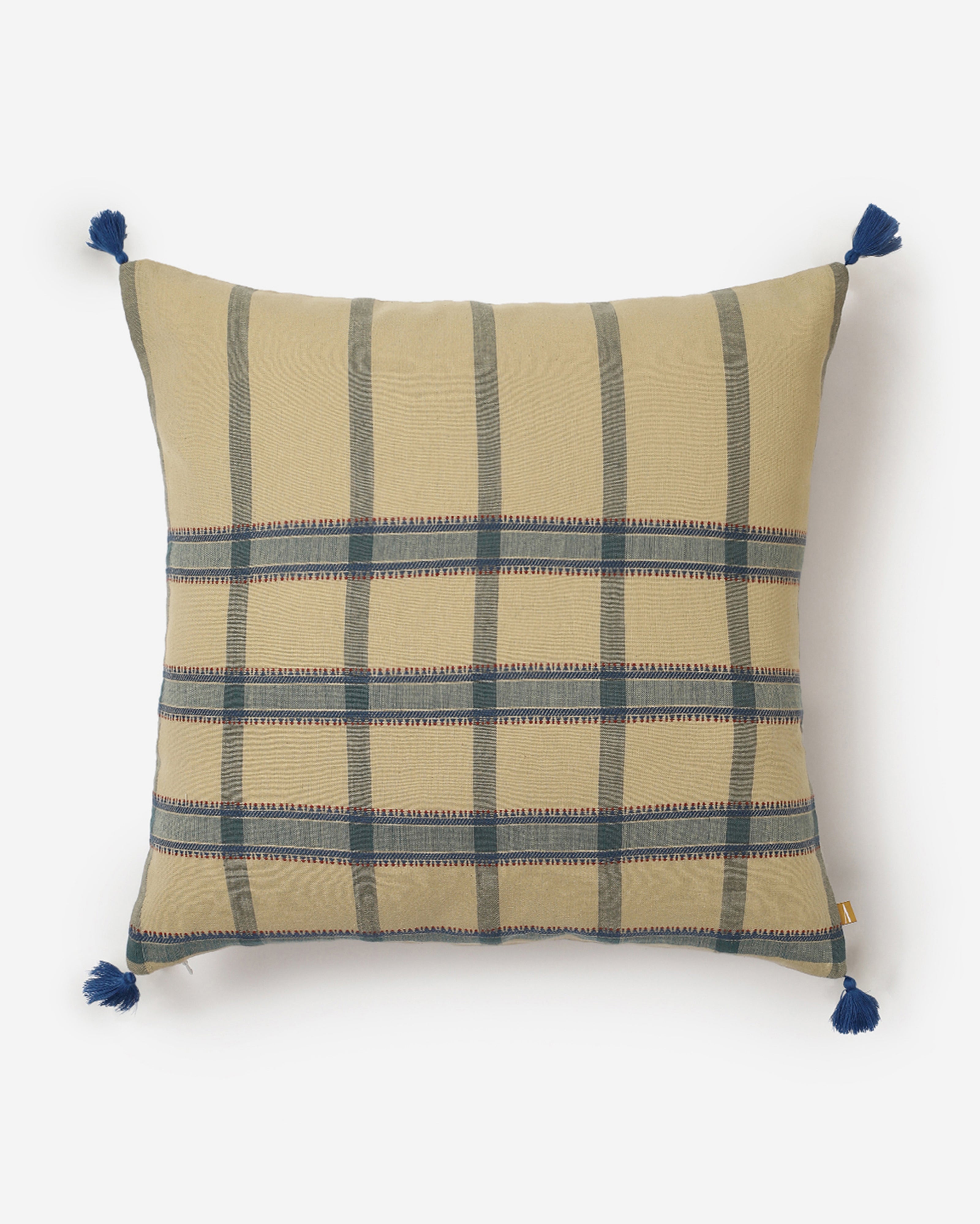 Reviera Extra Weft Cotton Cushion Cover
