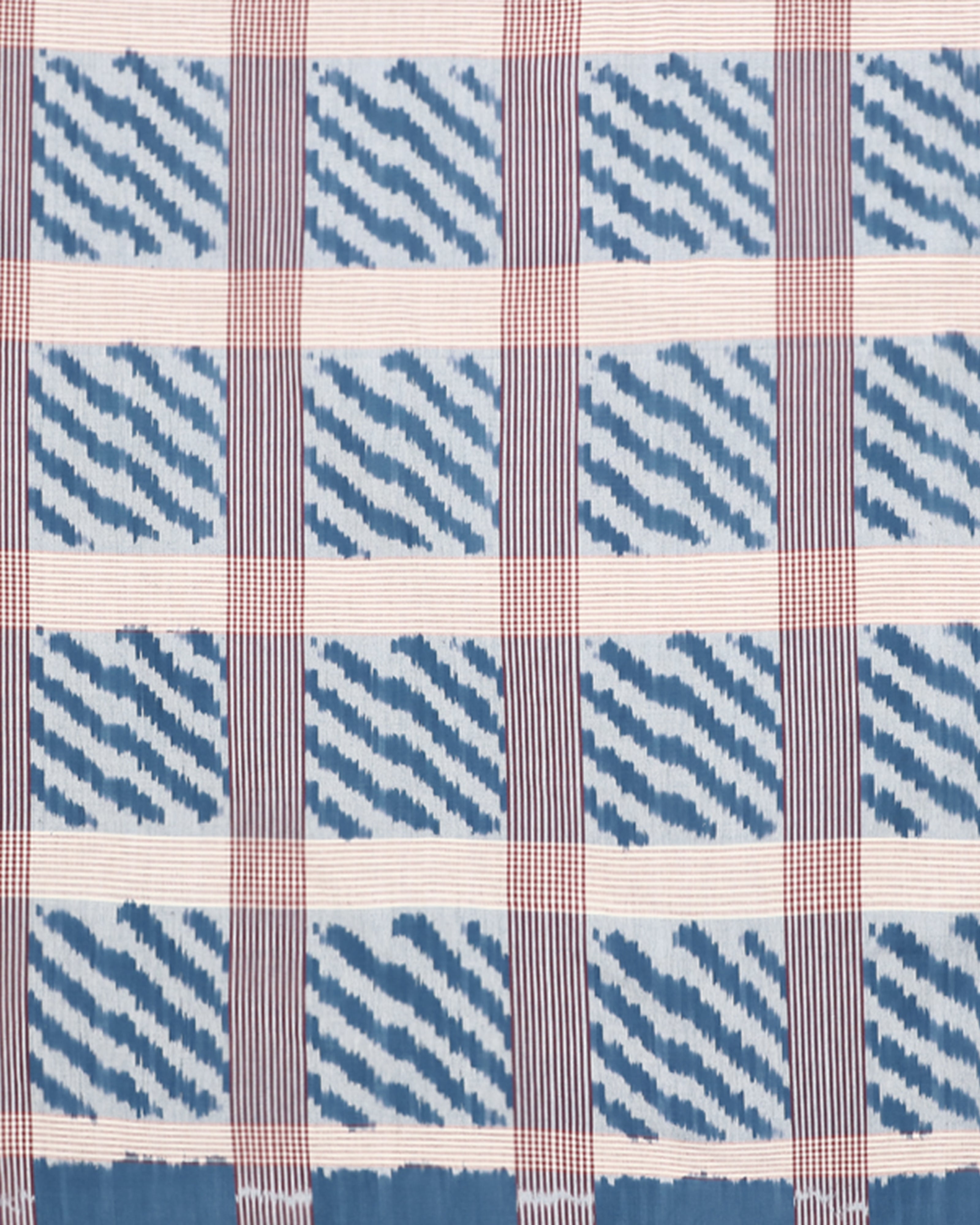 Louise Warp Ikat Cotton Bed Cover