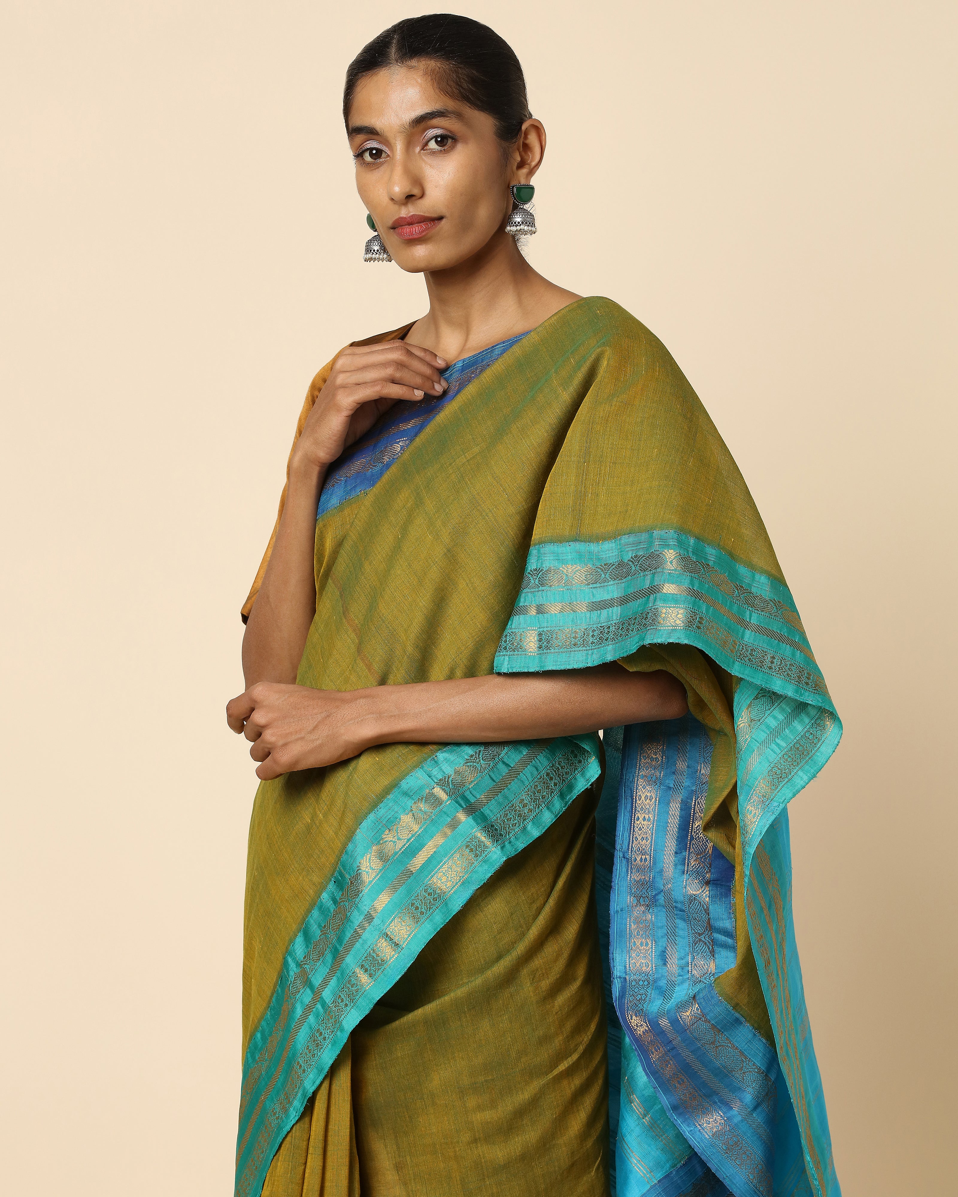 Anu Kuttu Weave Cotton Silk Saree