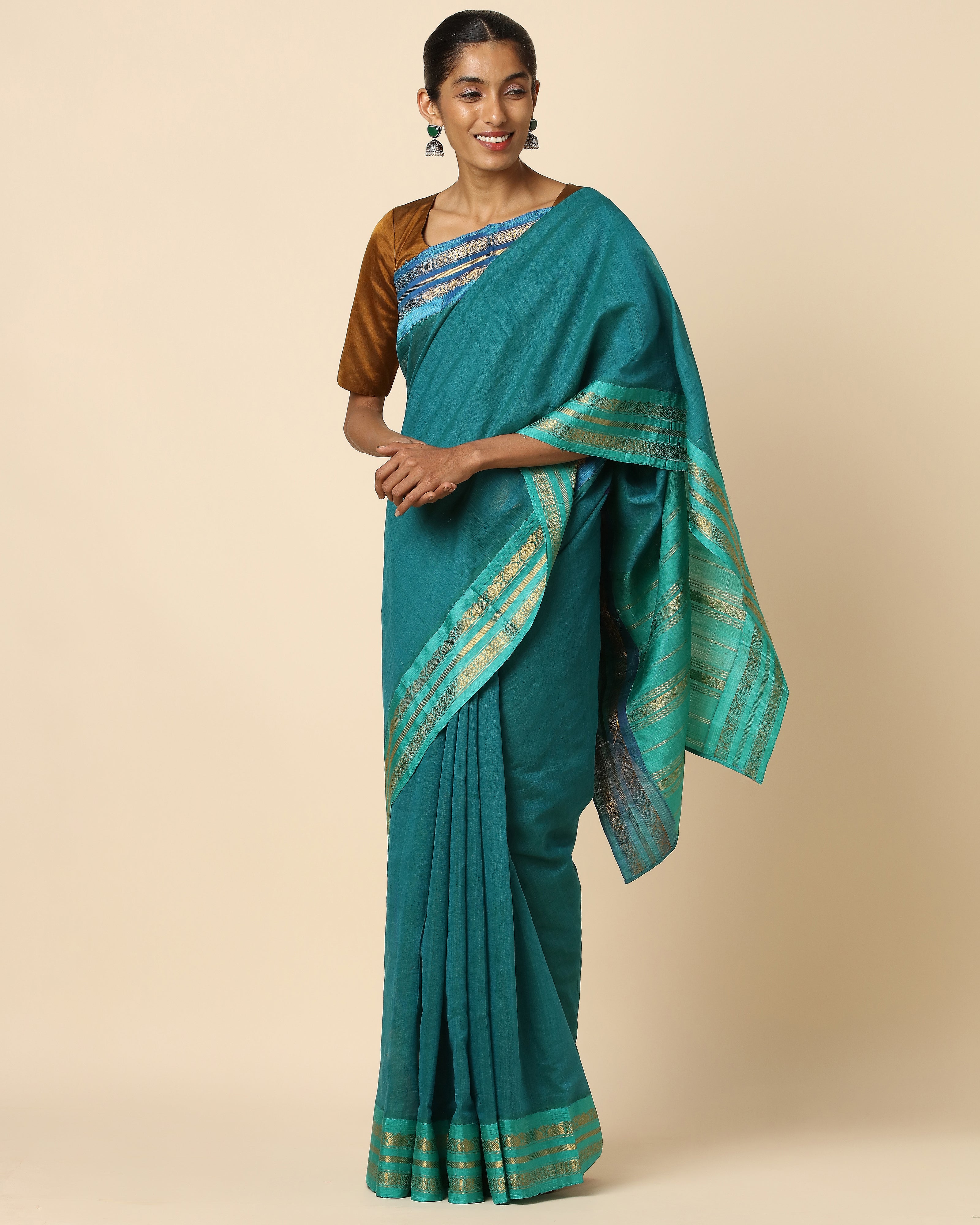 Anu Kuttu Weave Cotton Silk Saree