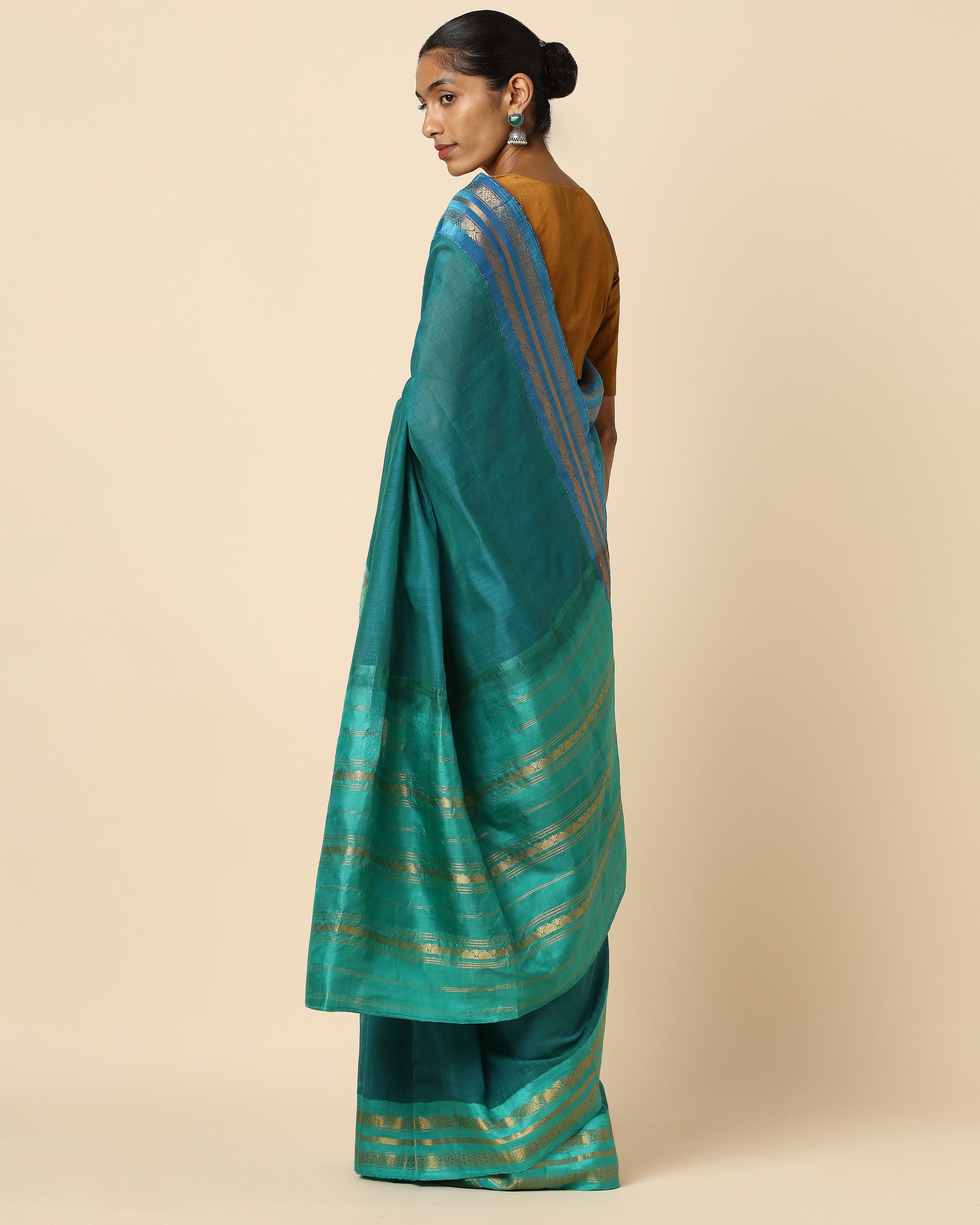 Anu Kuttu Weave Cotton Silk Saree