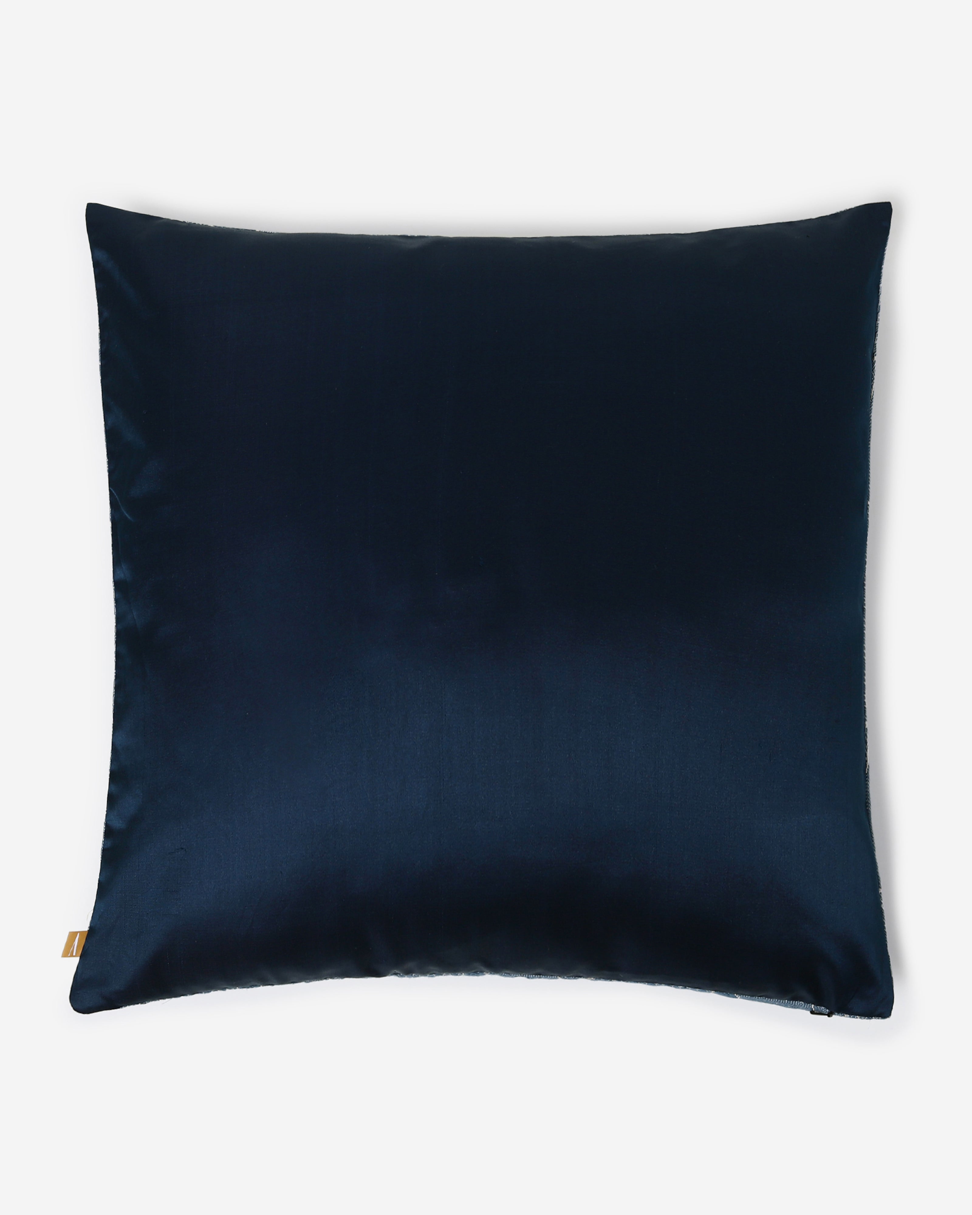 Kitusugi Satin Brocade Silk Cotton Cushion Cover