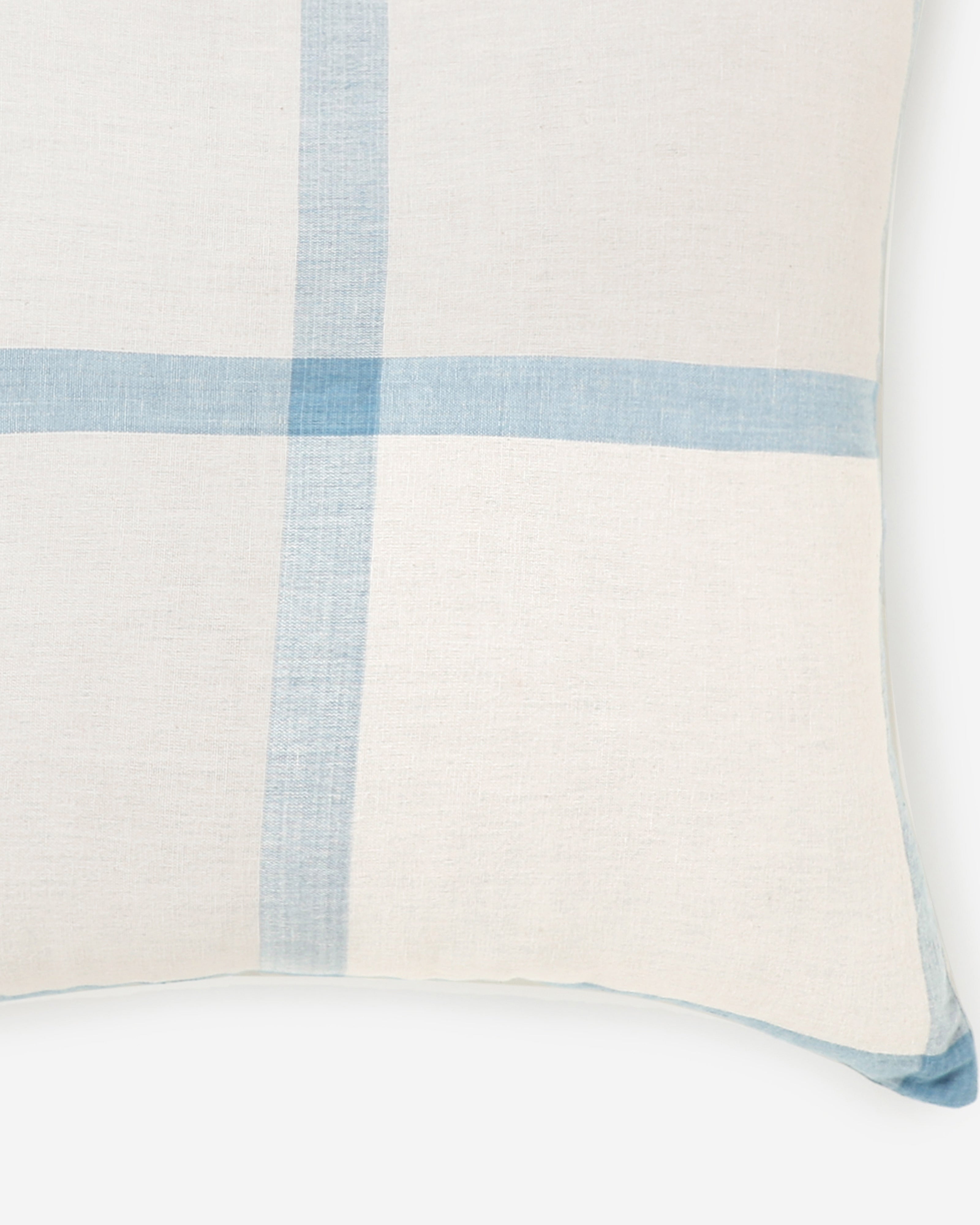 Meraki Tangalia Cotton Cushion Cover - Light White
