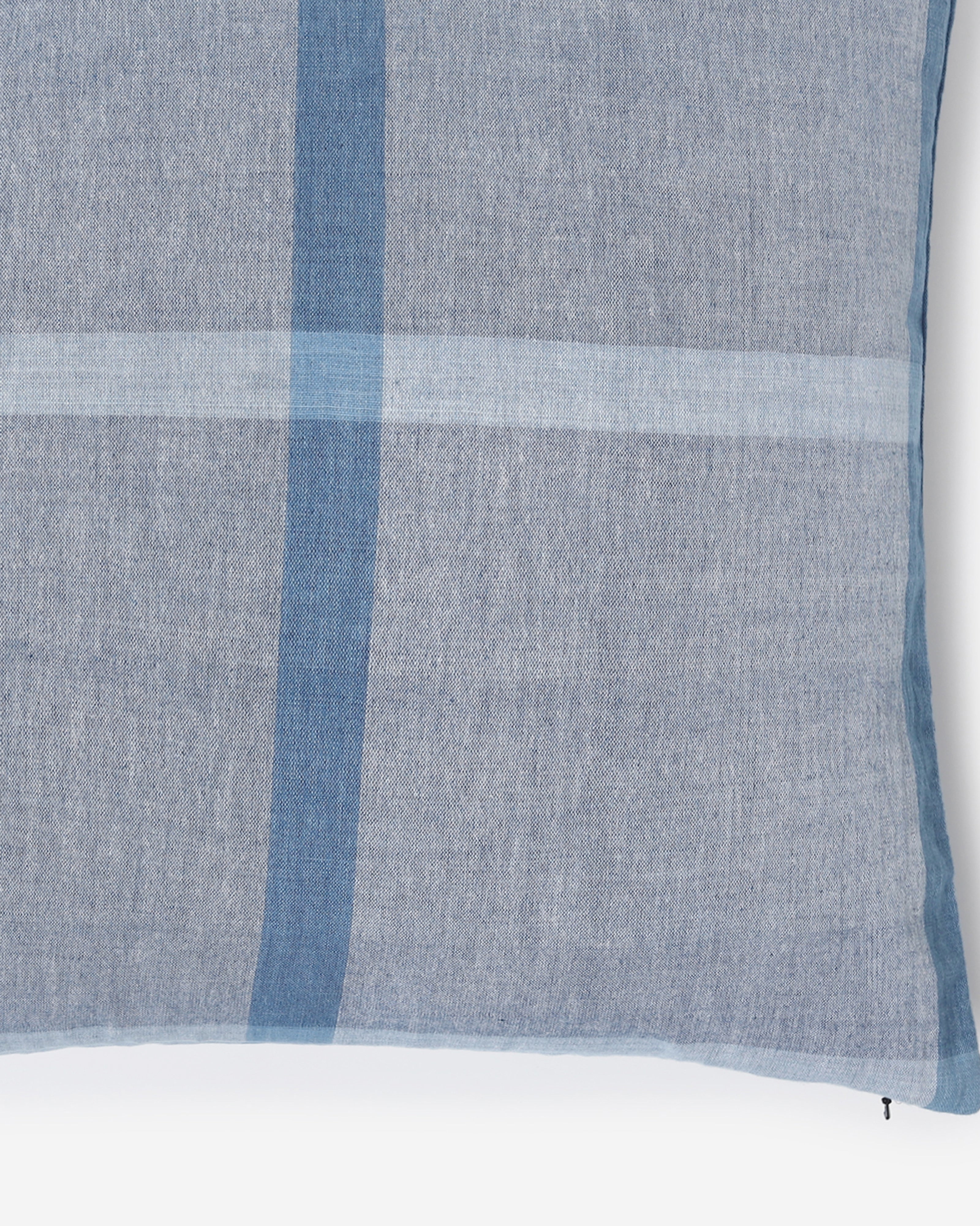 Meraki Tangalia Cotton Cushion Cover - Medium Blue