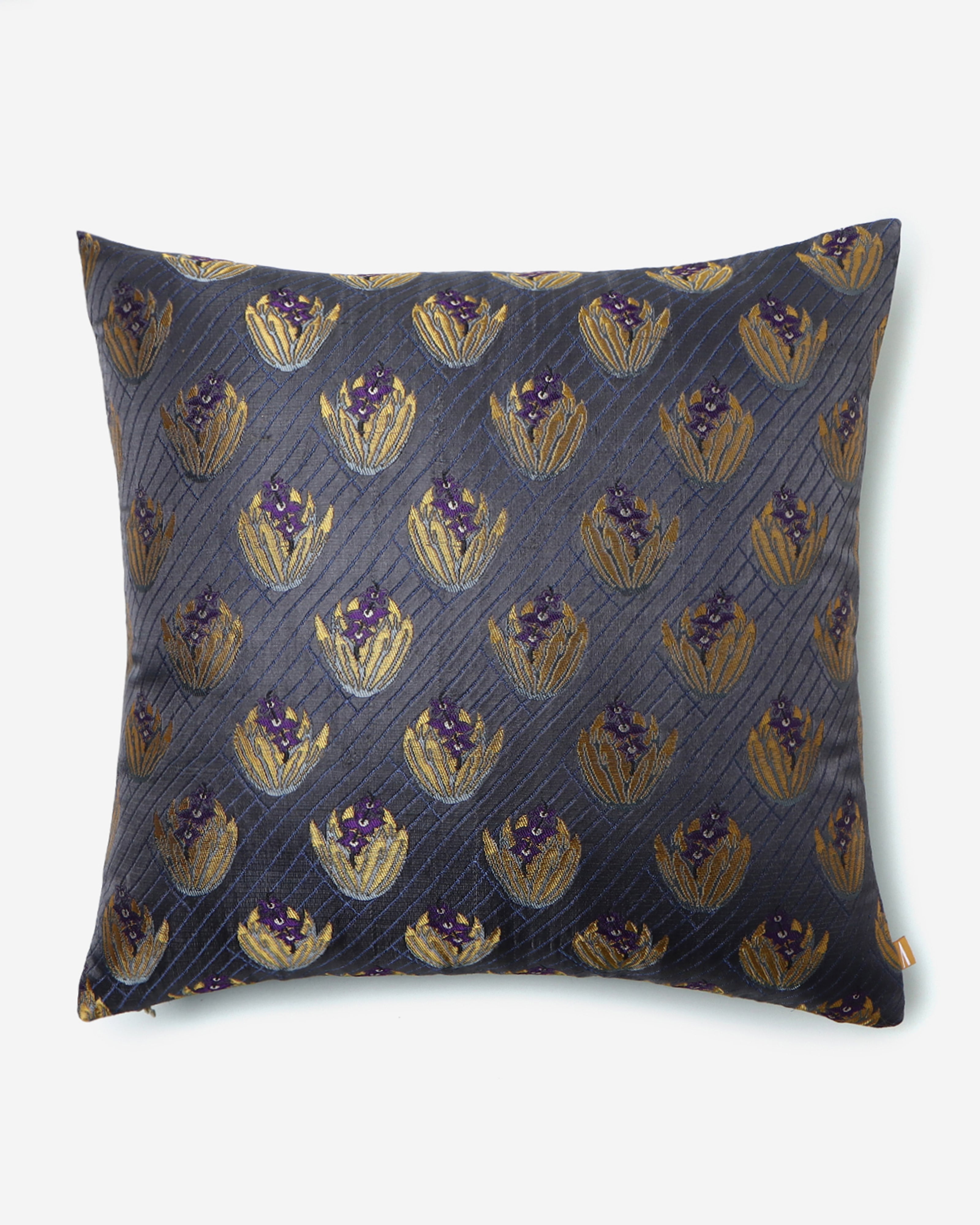 Neerja Satin Brocade Silk Cushion Cover - Medium Assorted