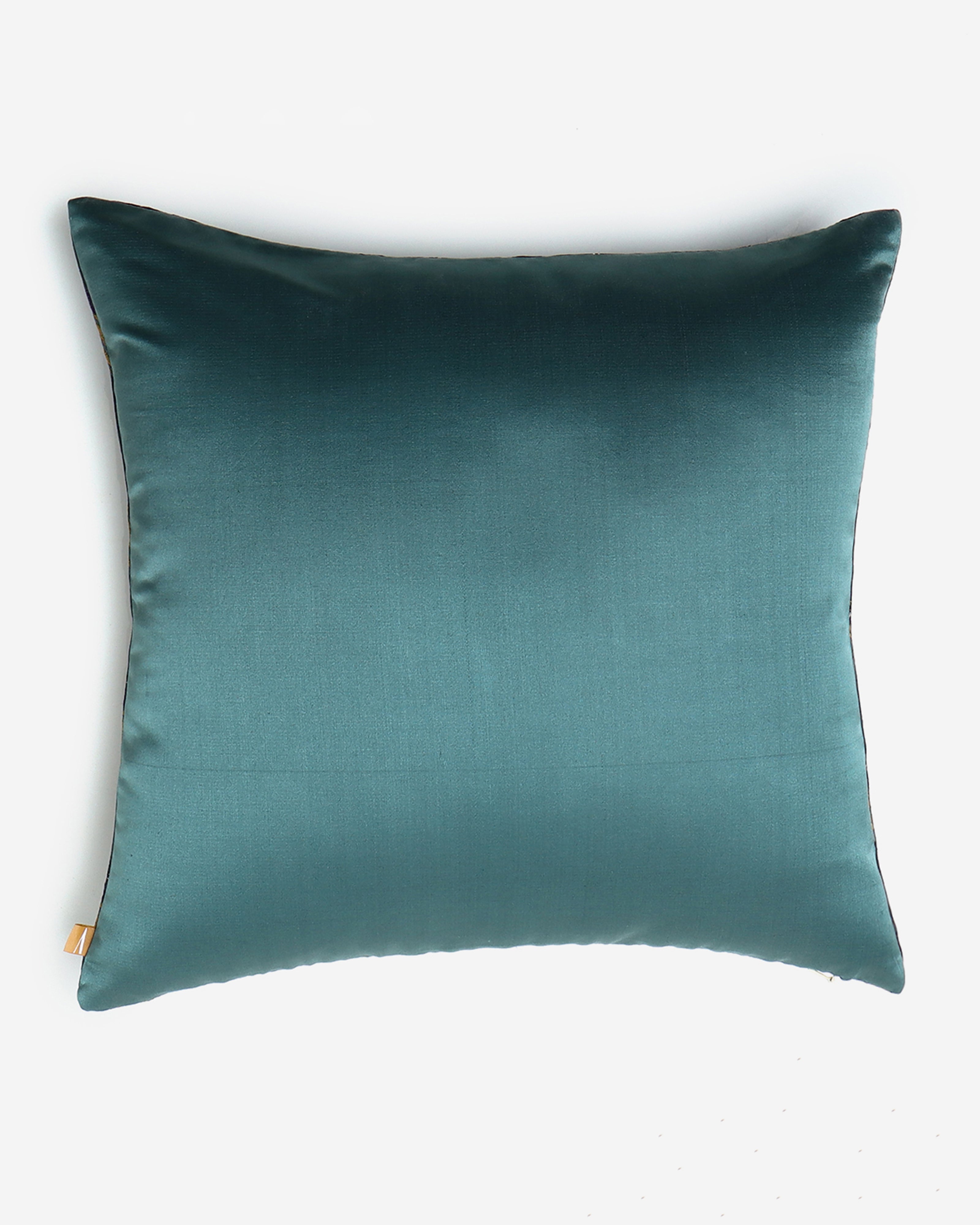 Neerja Satin Brocade Silk Cushion Cover