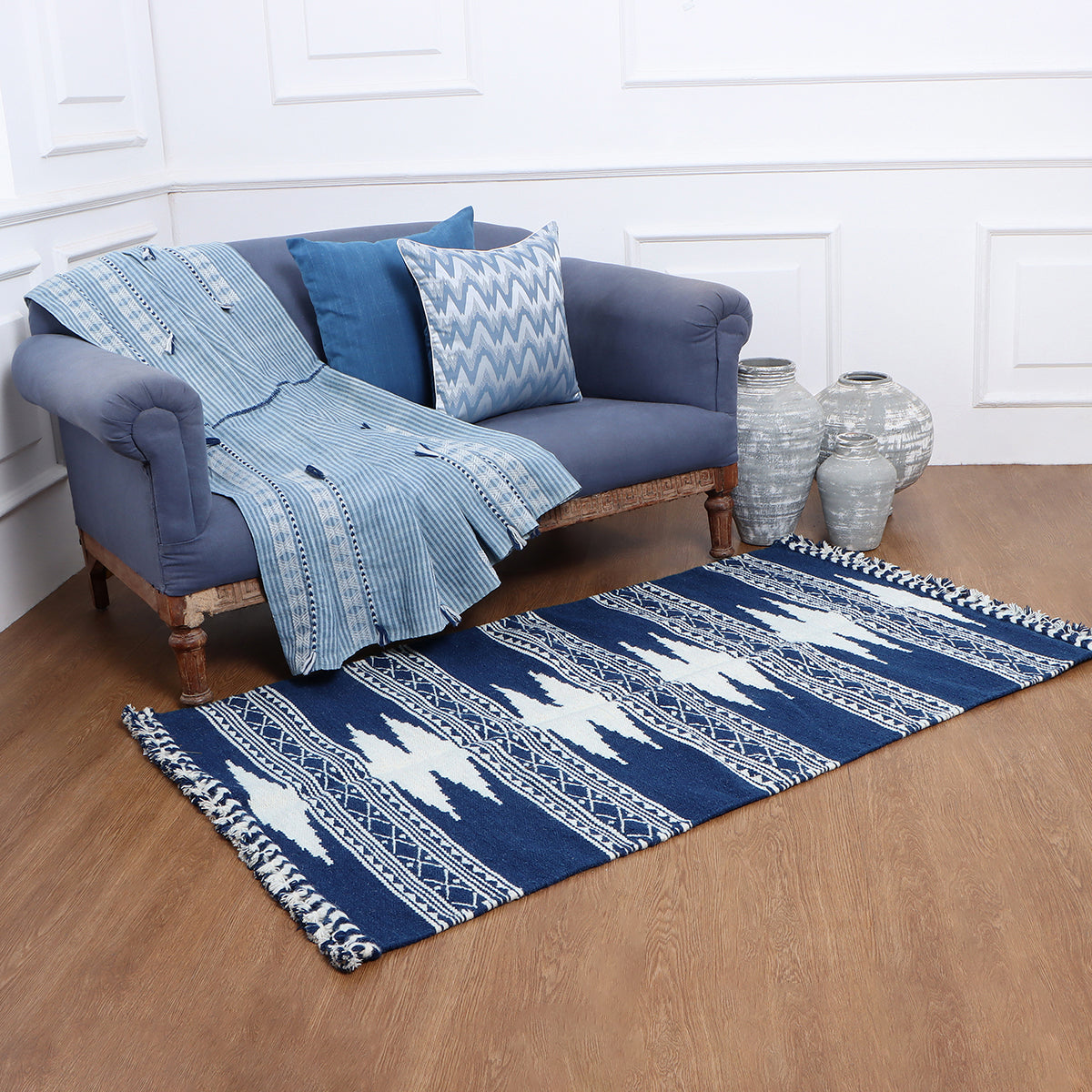 Kanbina Kharad Cotton Wool Rug