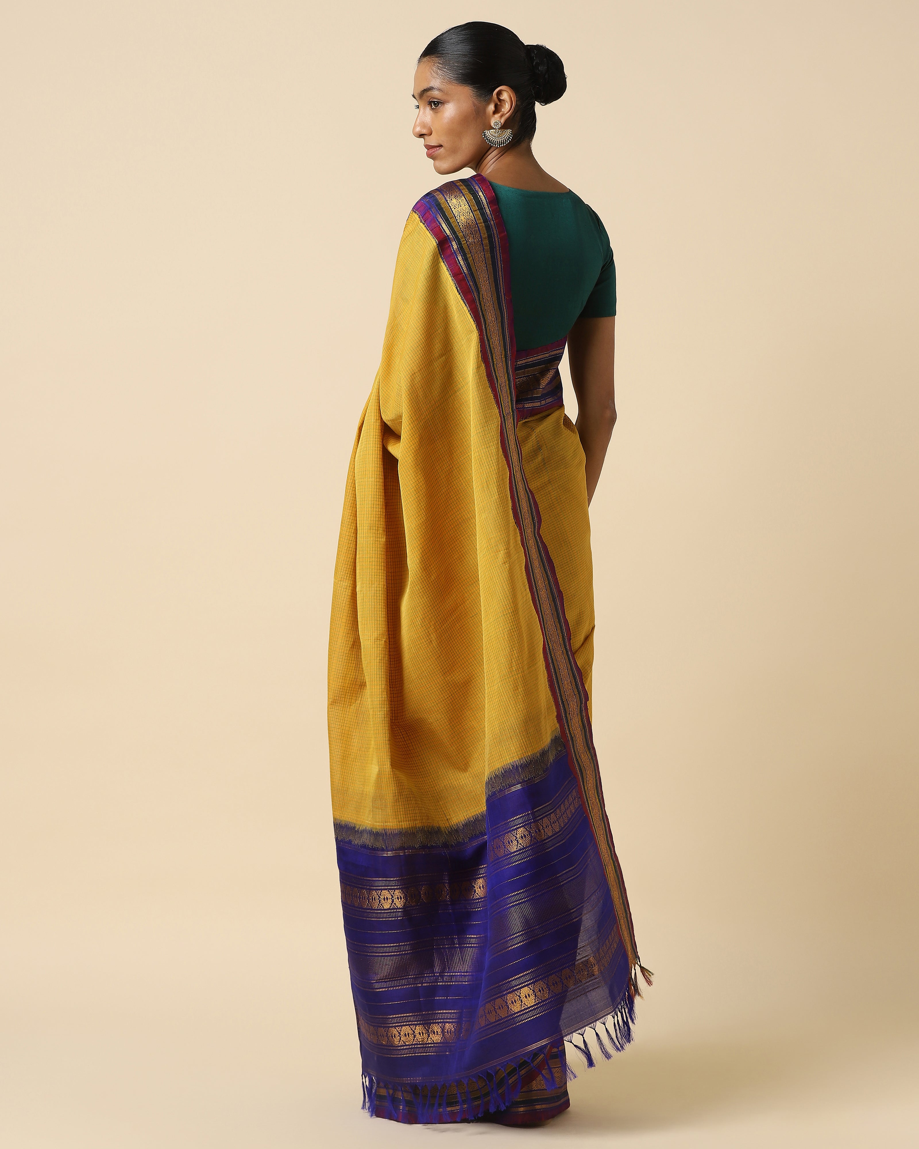 Arabhi Kuttu Weave Cotton Silk Saree