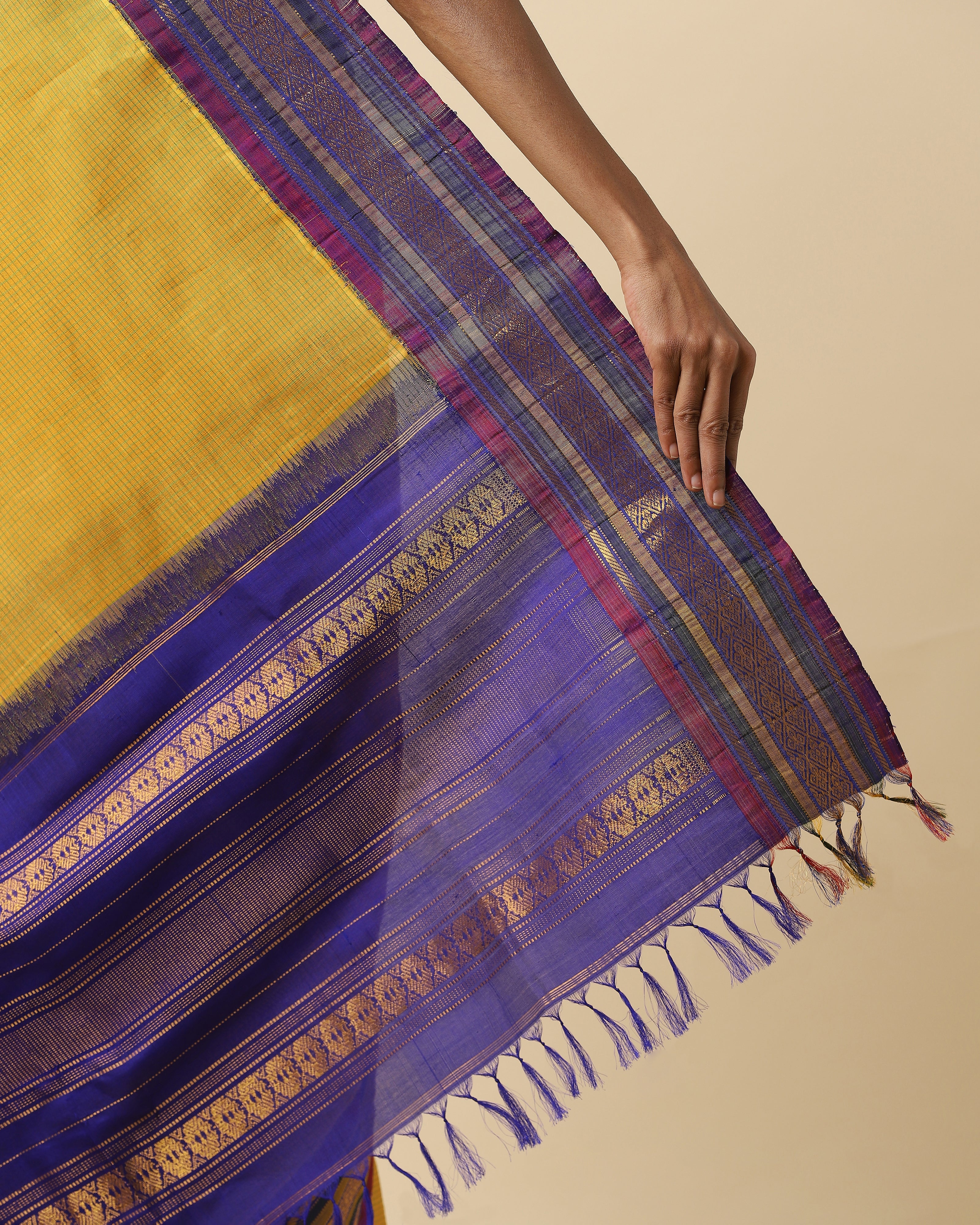 Arabhi Kuttu Weave Cotton Silk Saree