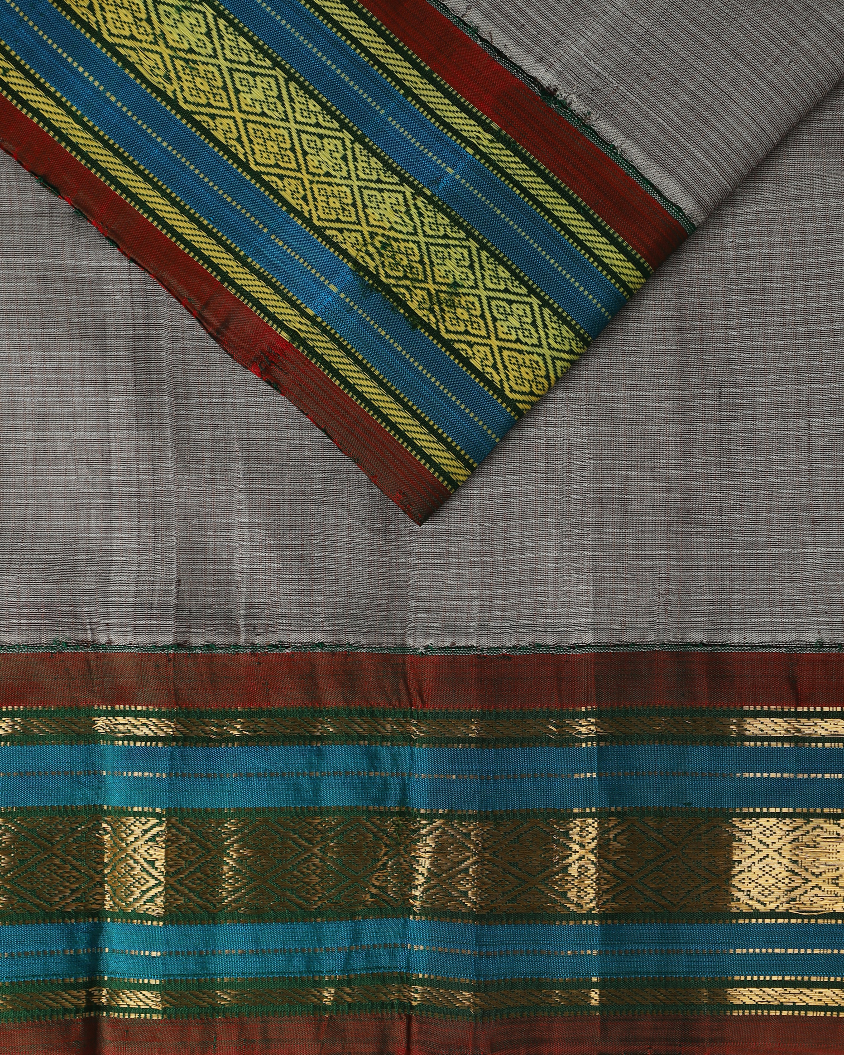 Valli Kuttu Weave Cotton Silk Saree