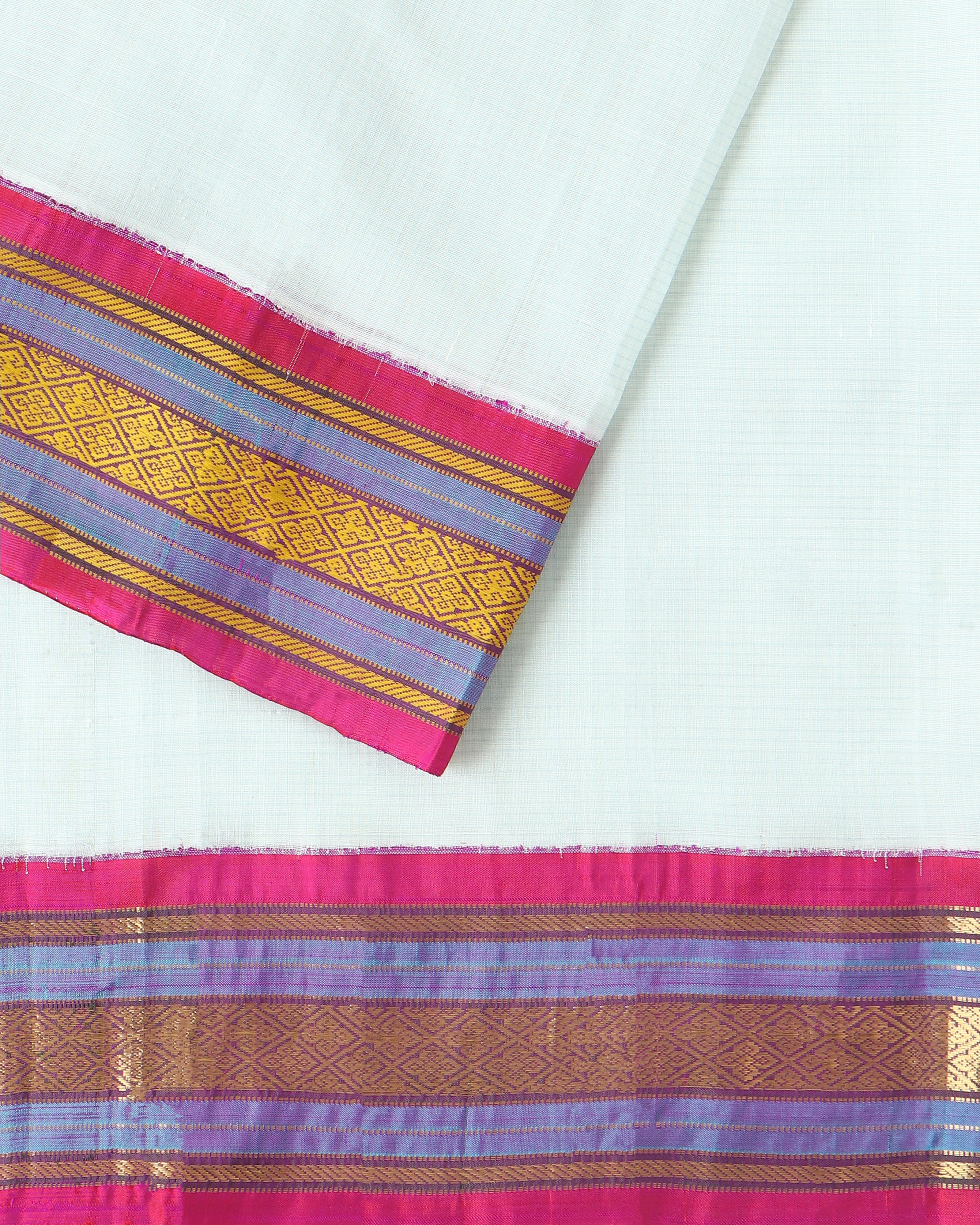 Valli Kuttu Weave Cotton Silk Saree