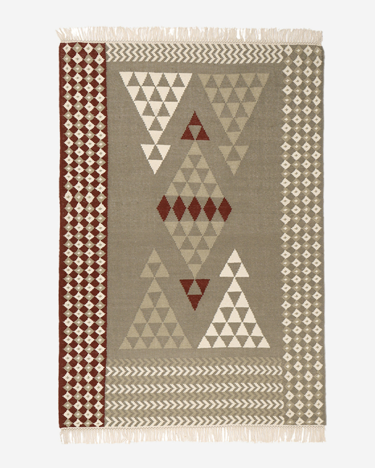 Gitali Panja Cotton Wool Rug - Medium Natural