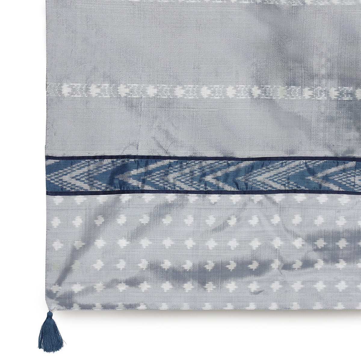 Navi Weft Ikat Silk Throw