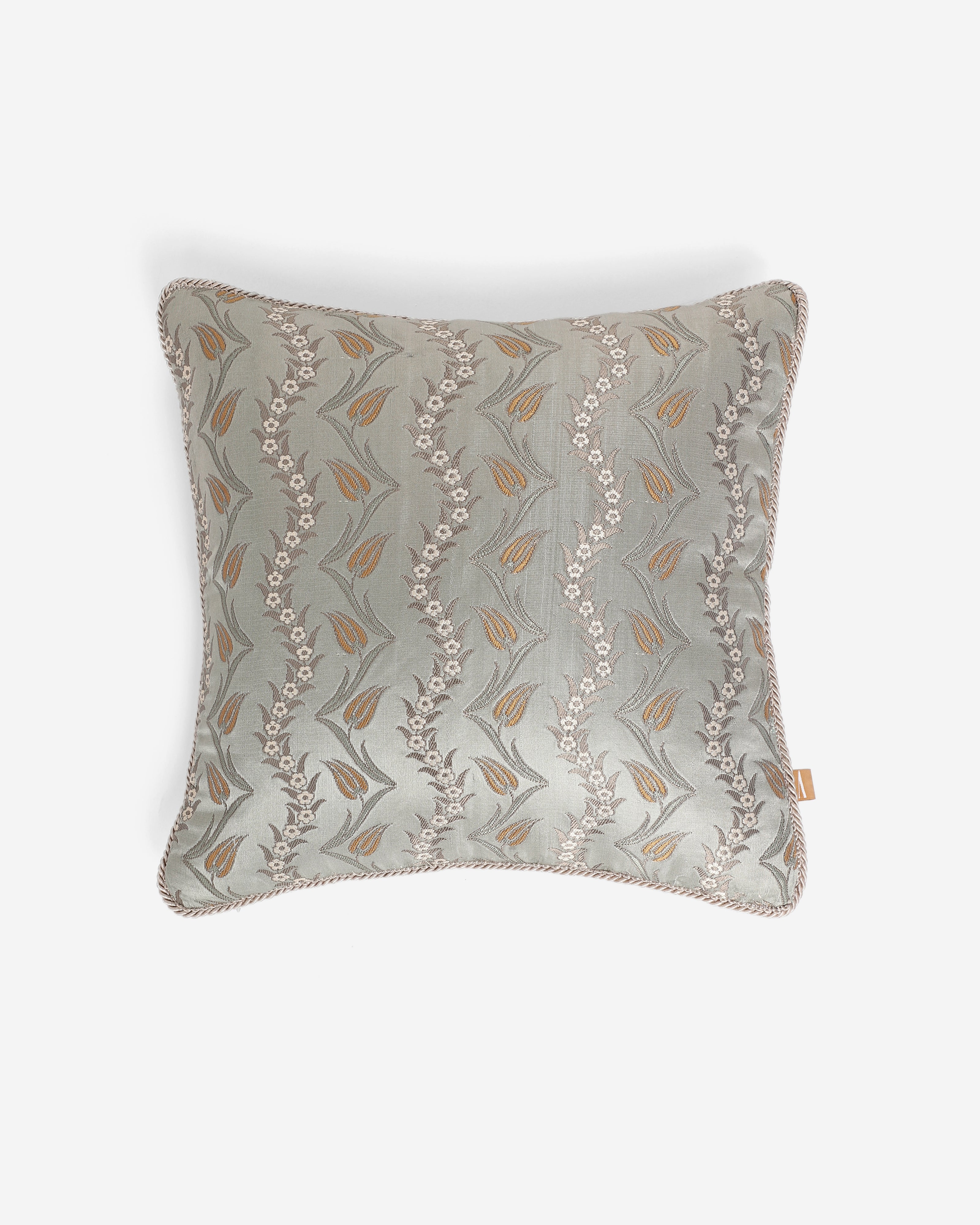 Ediz Satin Brocade Silk Cushion Cover