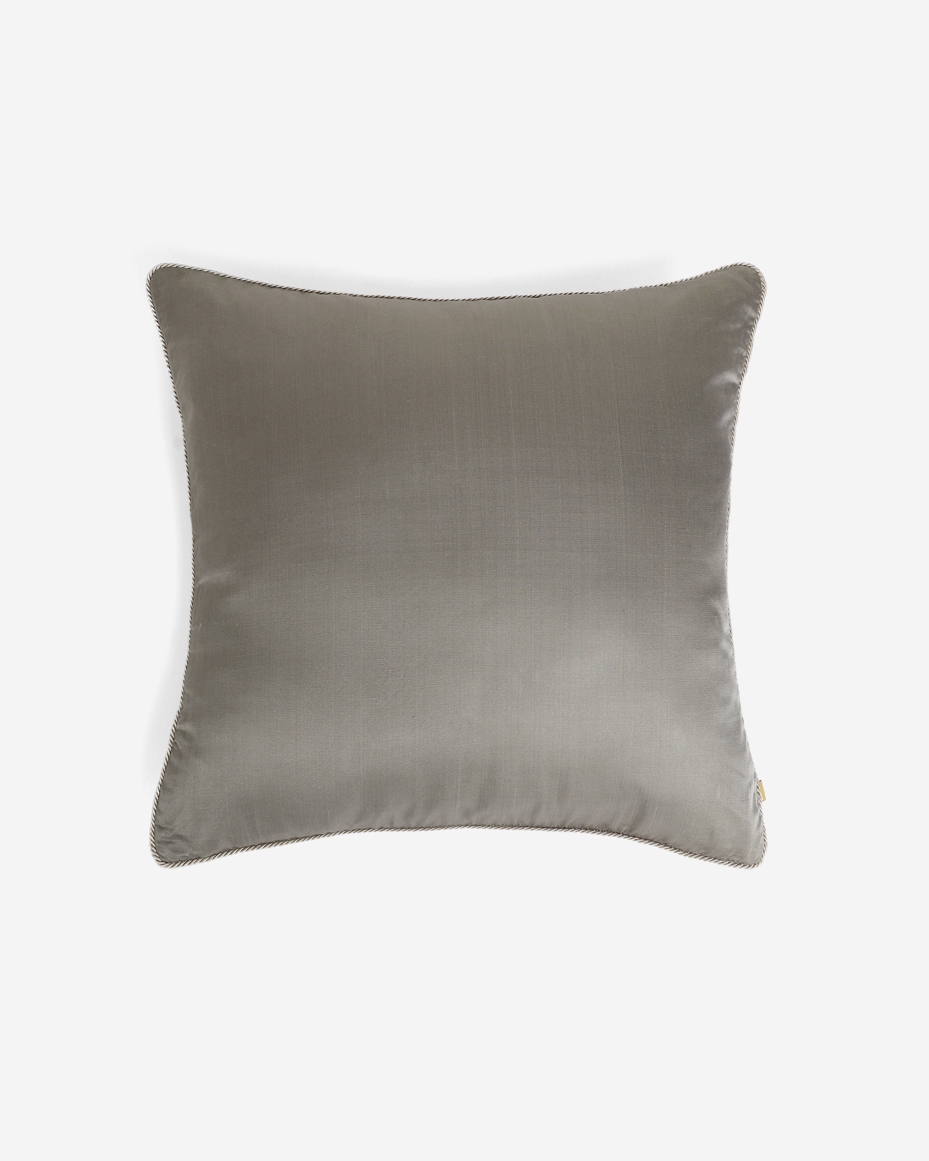 Solid Harita Satin Cotton Silk Cushion Cover