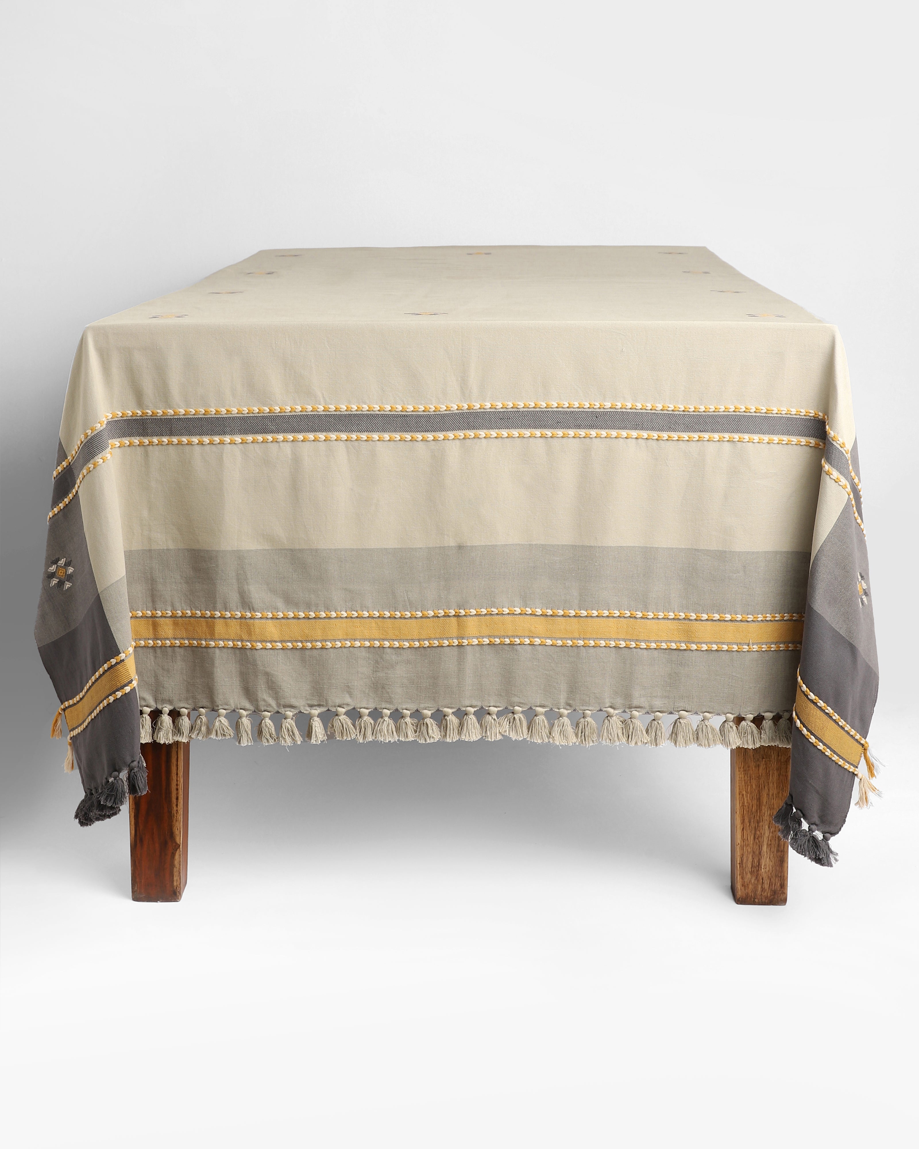 Reyhaan Extra Weft Cotton Table Cover