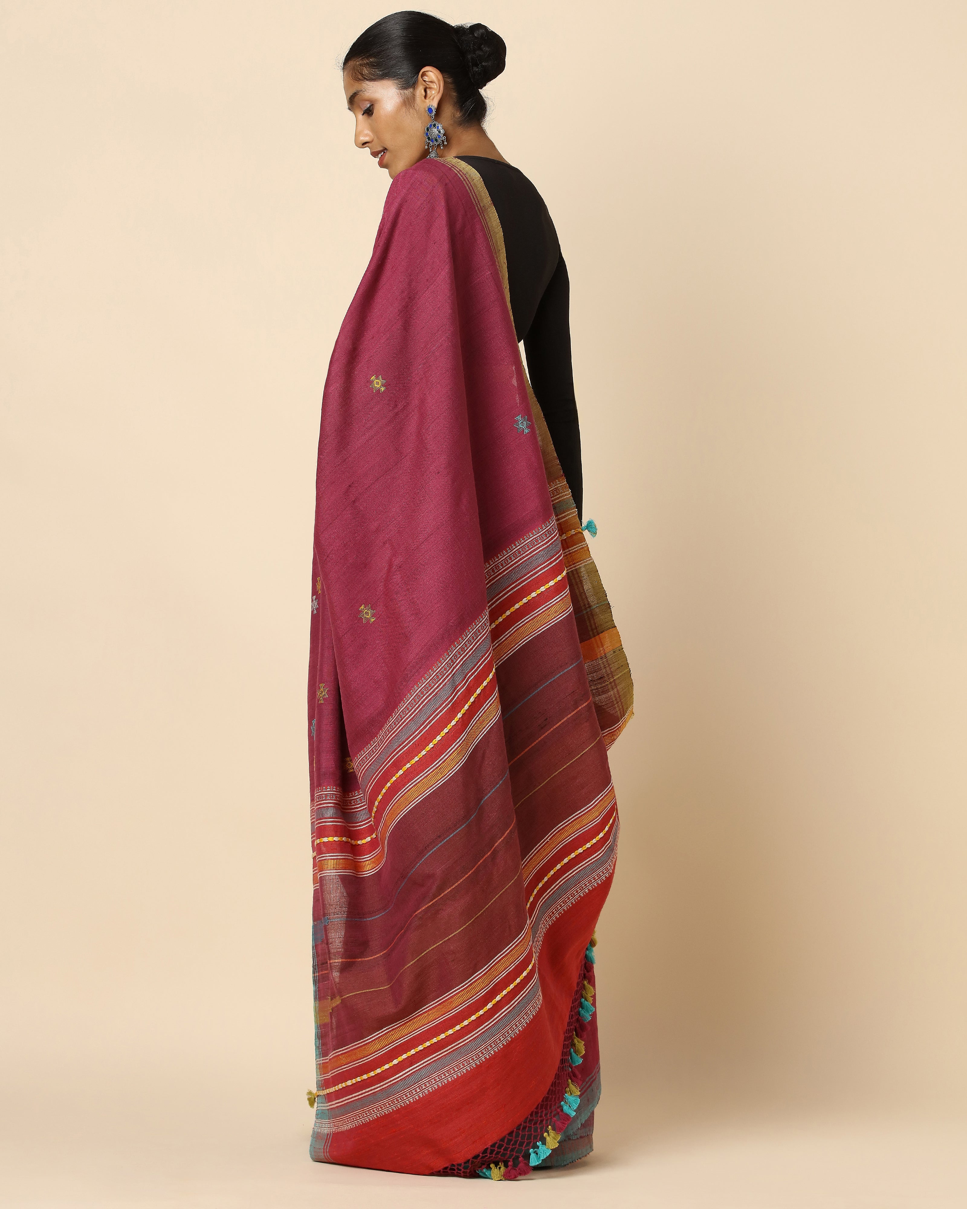 Adya Extra Weft Cotton Silk Saree