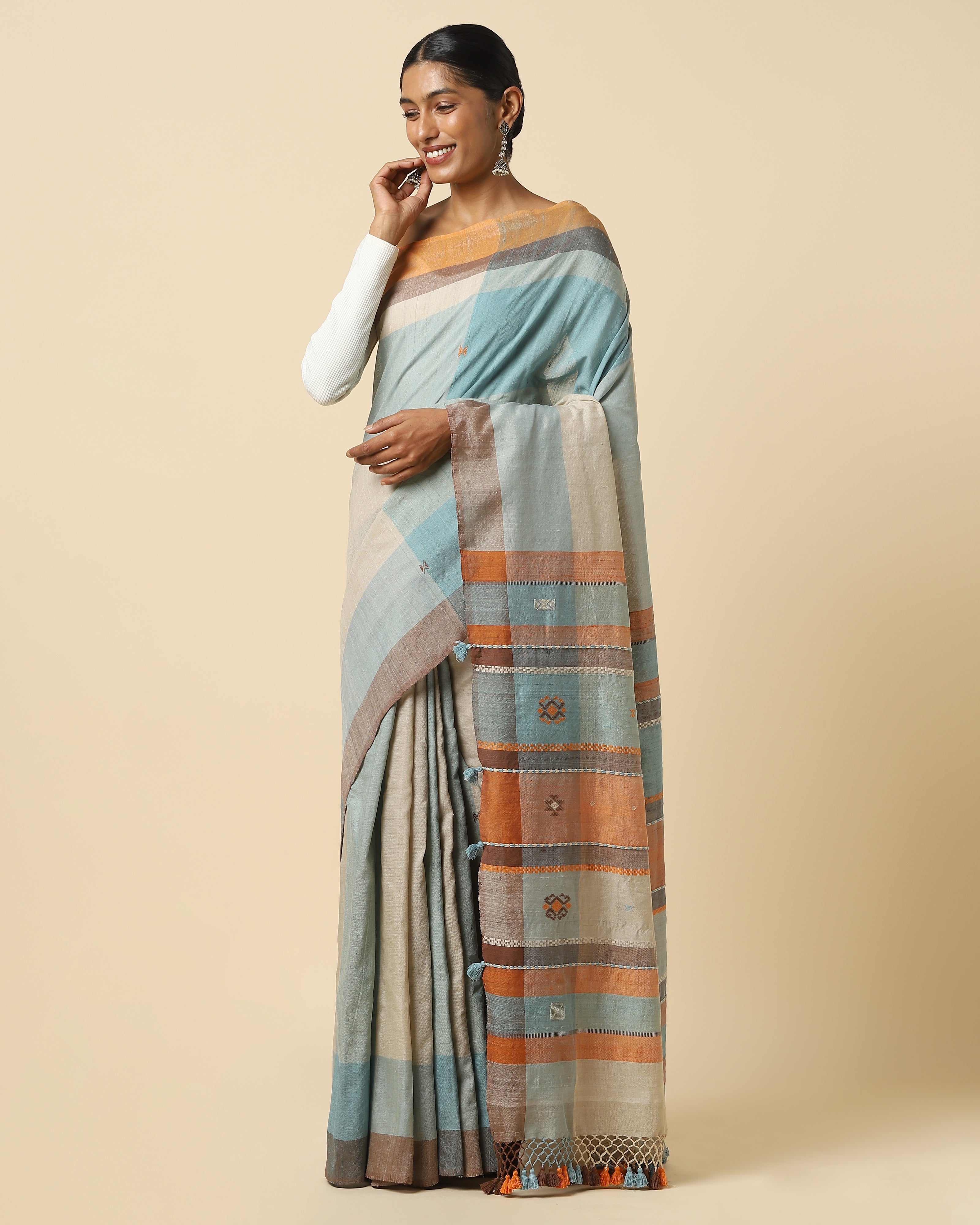 Pari Extra Weft Cotton Silk Saree