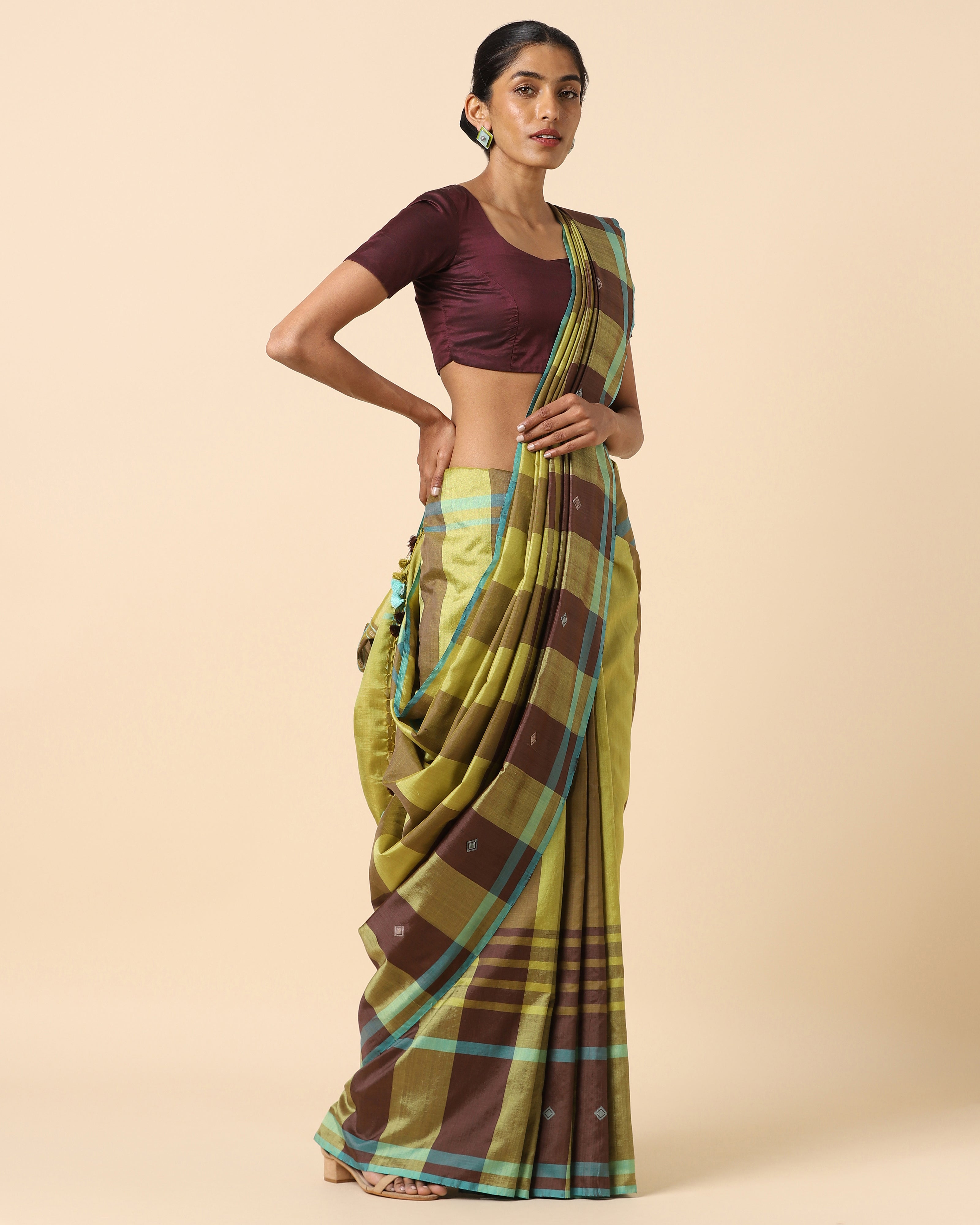 Panita Extra Weft Cotton Silk Saree