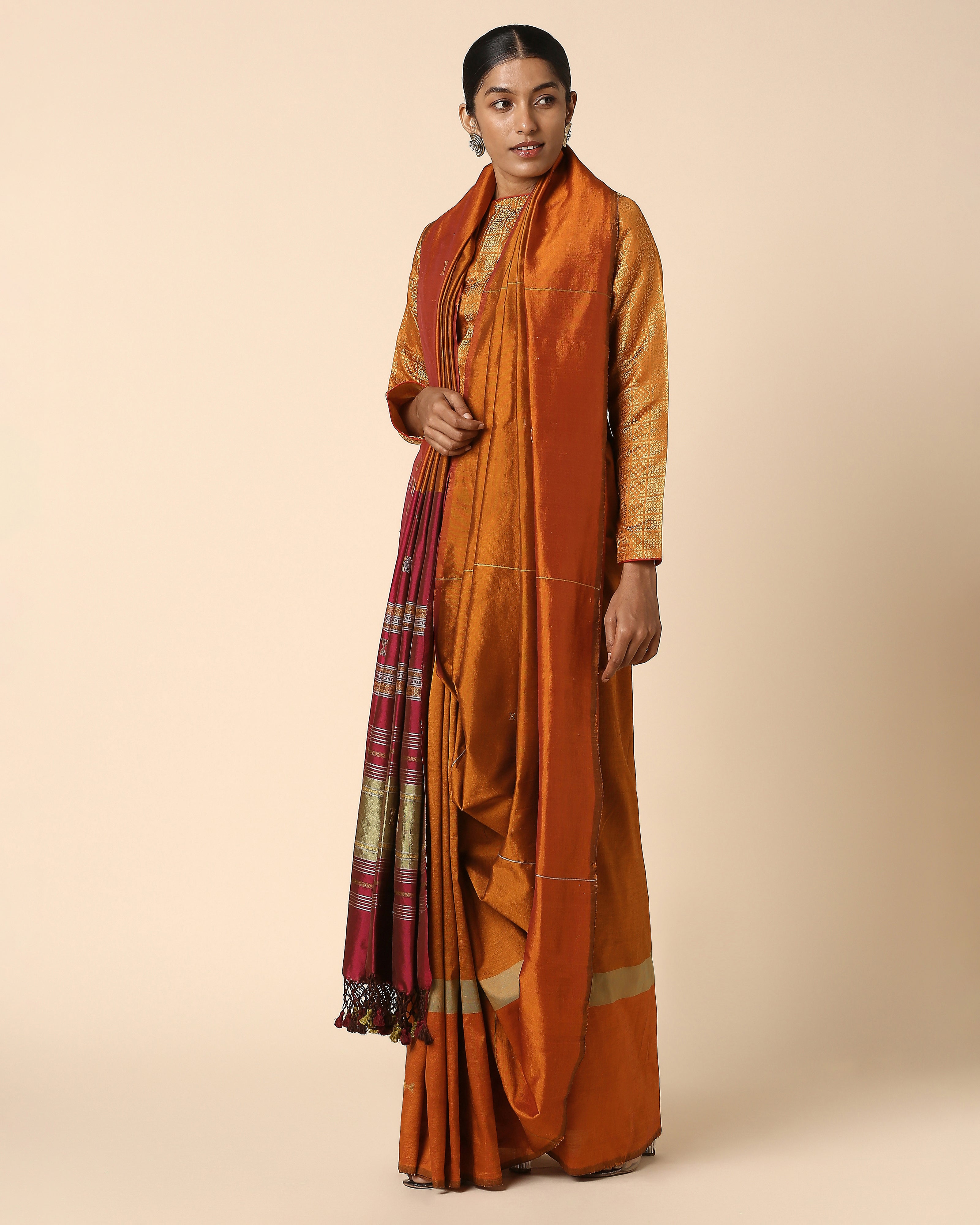Etisha Bhujodi Tangalia Cotton Silk Saree