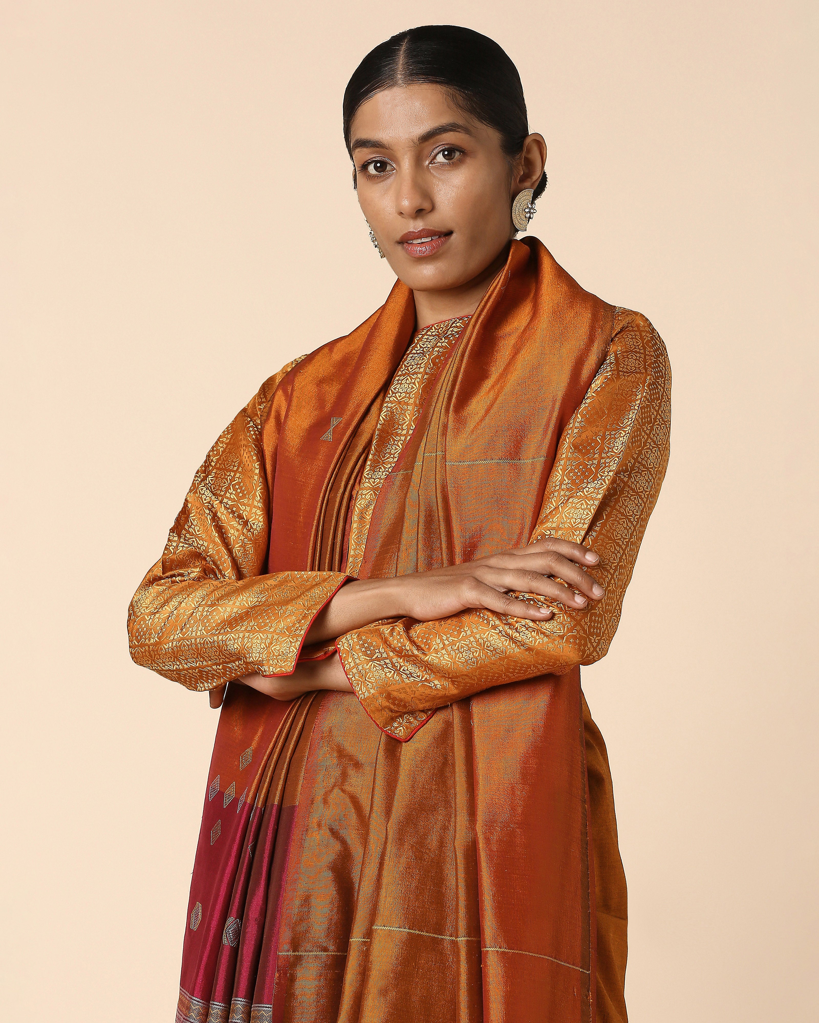 Etisha Bhujodi Tangalia Cotton Silk Saree