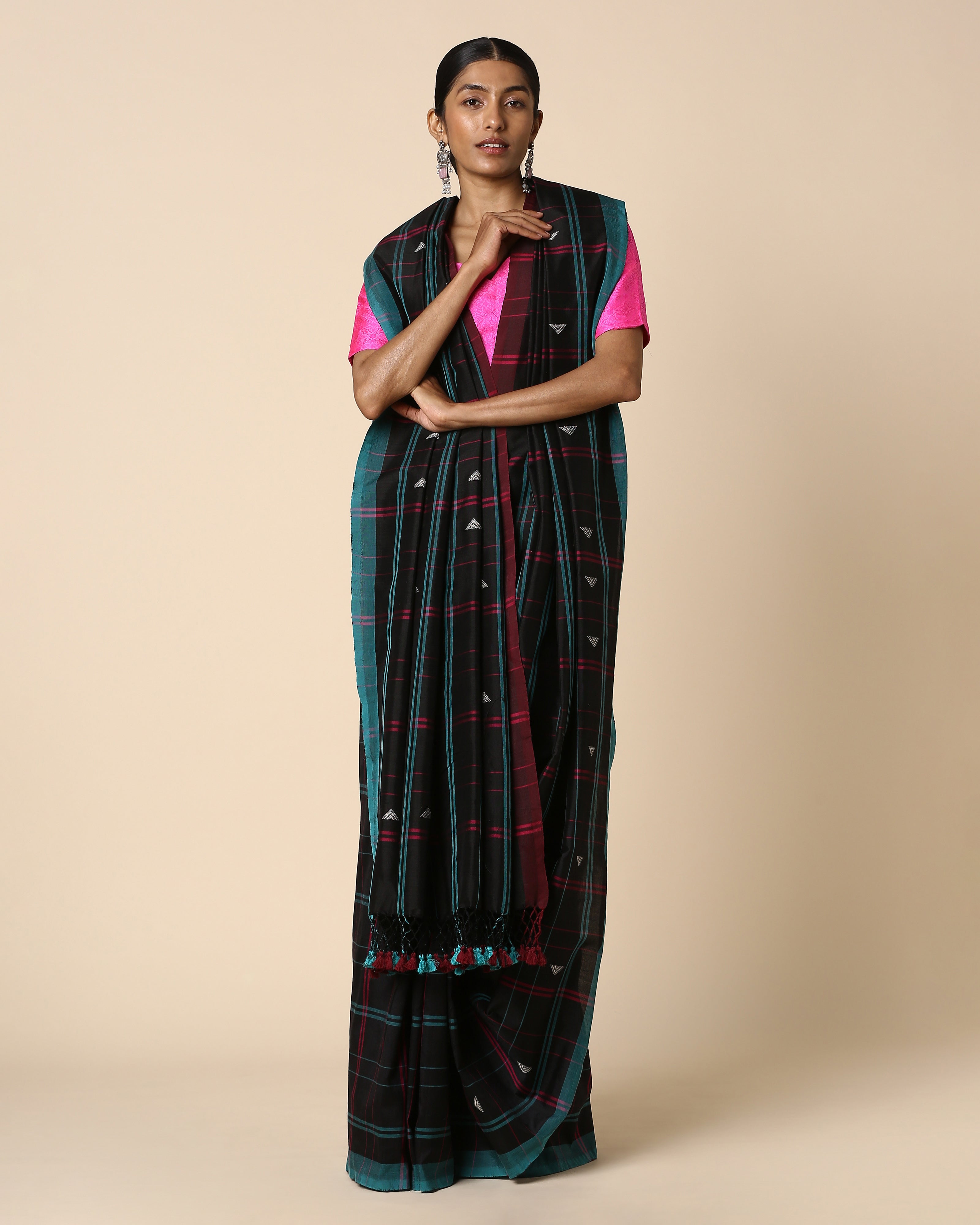 Darpana Bhujodi Extra Weft Cotton Silk Saree