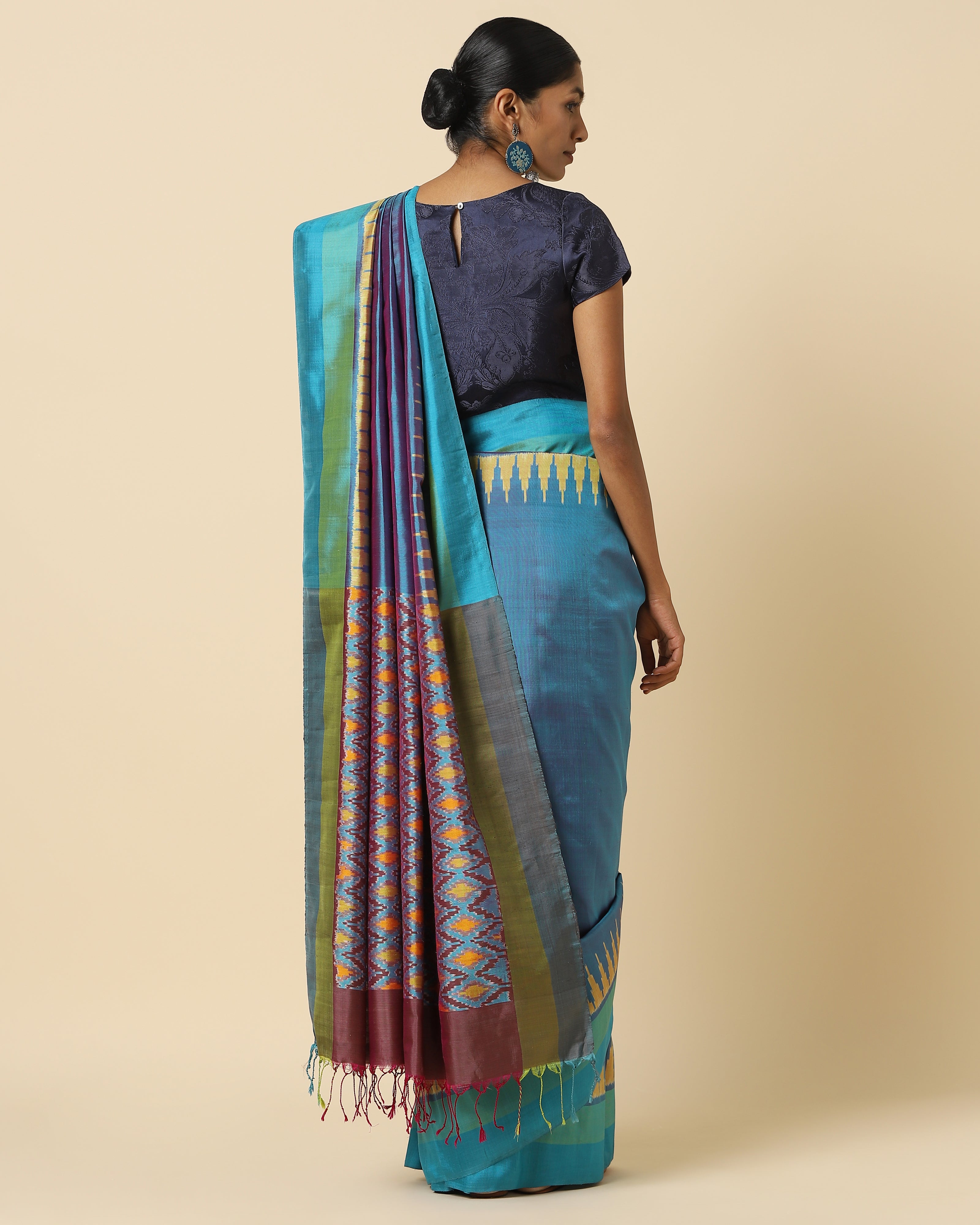 Kashvi Weft Ikat Silk Saree