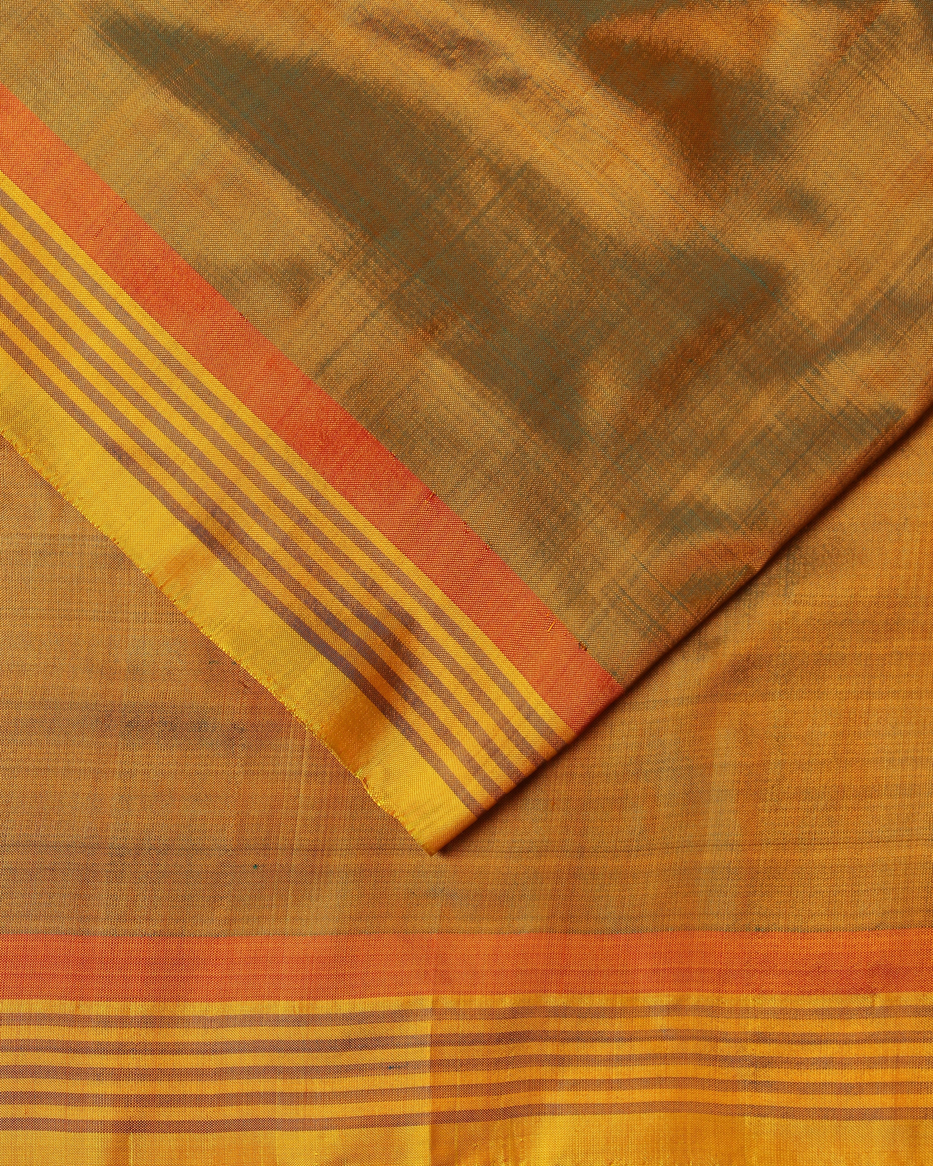 Dayanita Weft Ikat Silk Saree