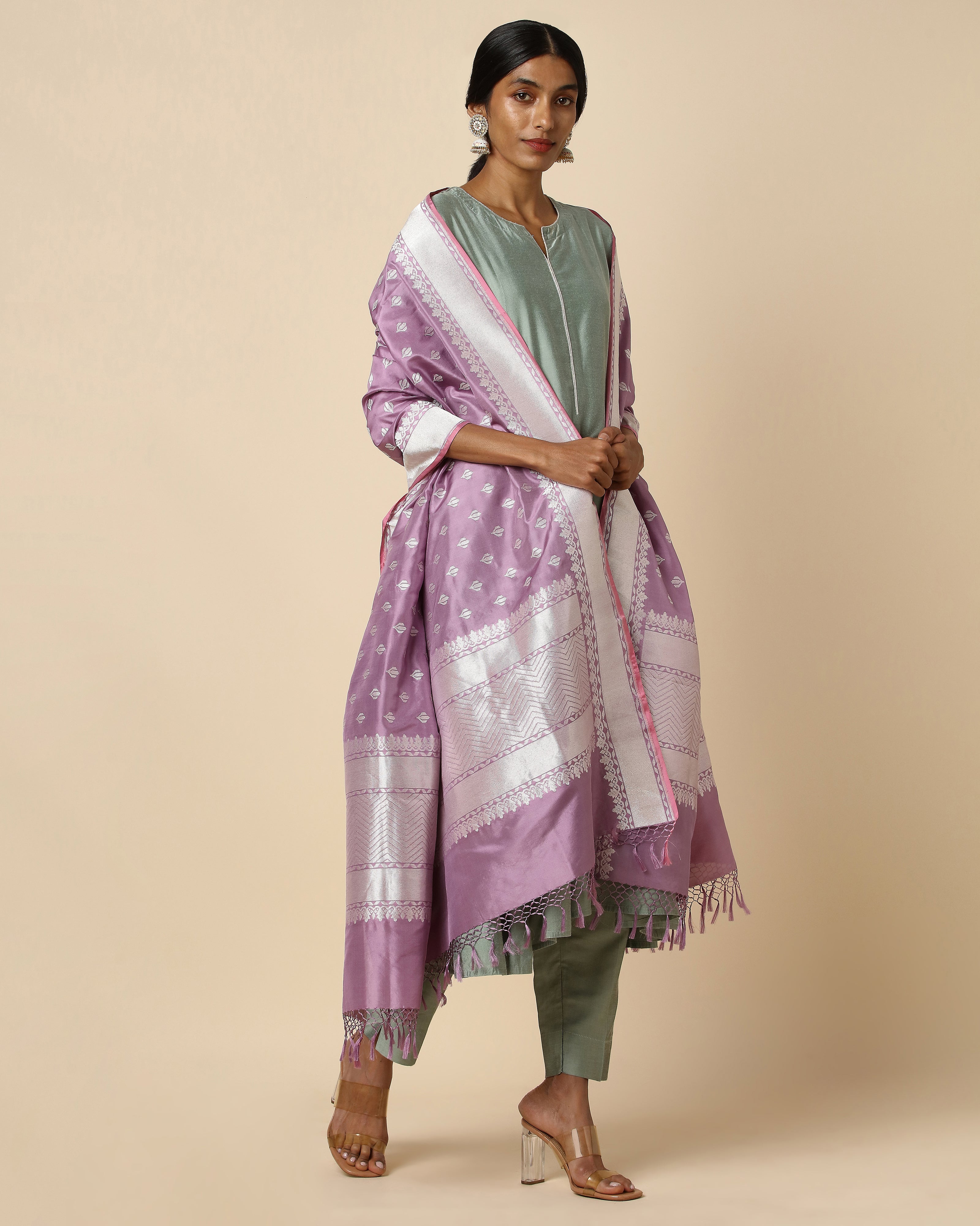 Sudevi Kadwa Silk Dupatta