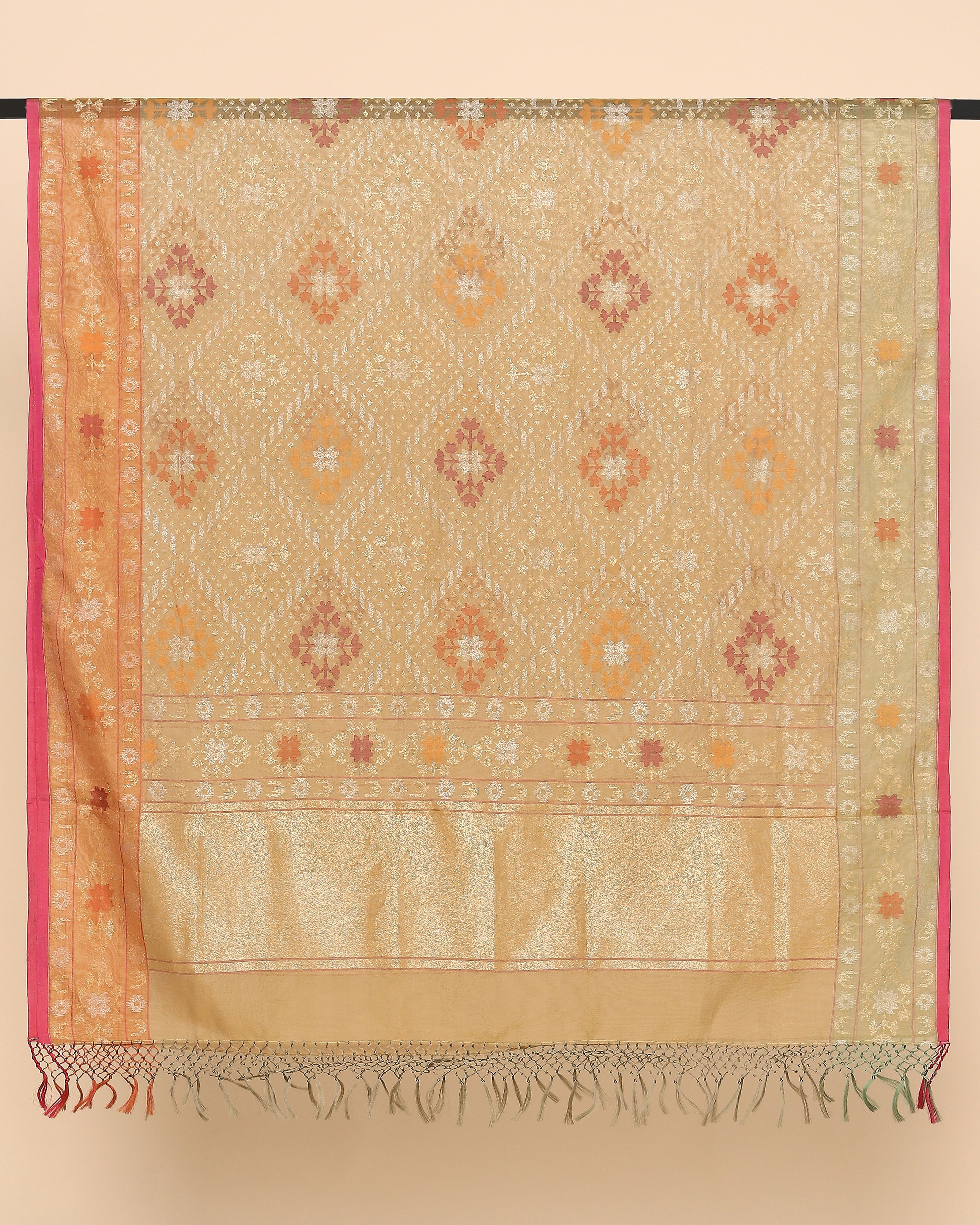 Kavi Banarasi Jamdani Silk Dupatta