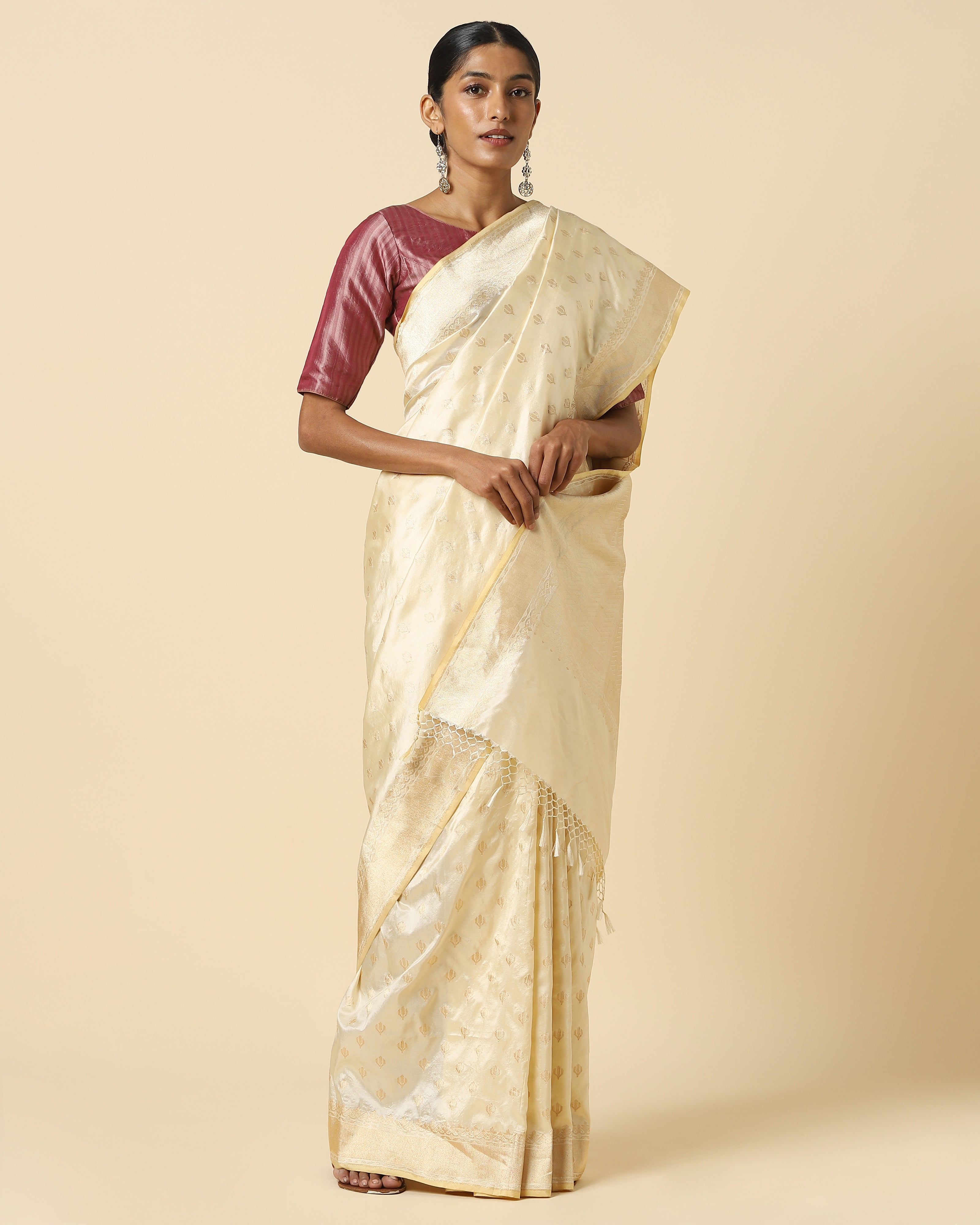 Sudevi Kadwa Silk Saree