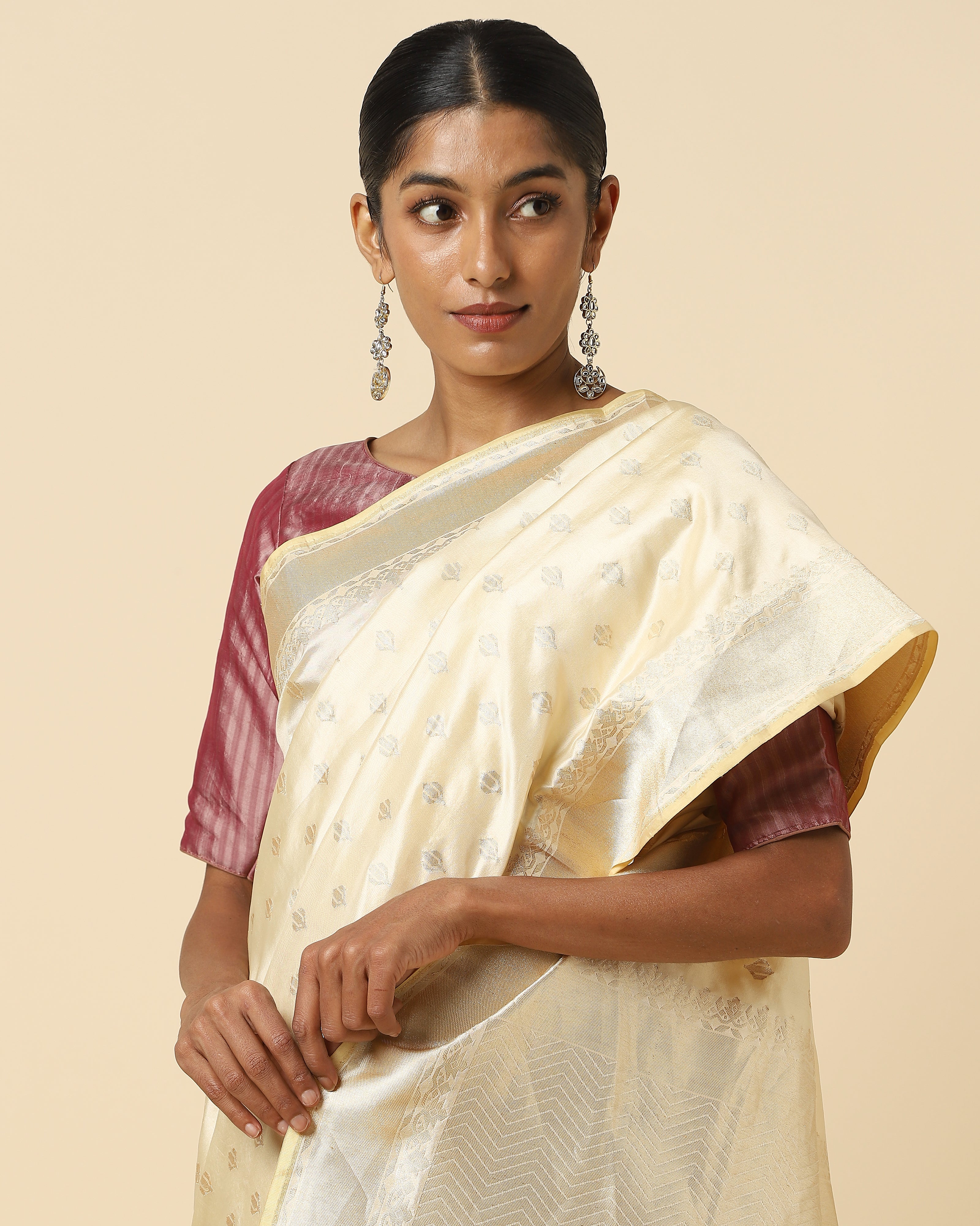 Sudevi Kadwa Silk Saree