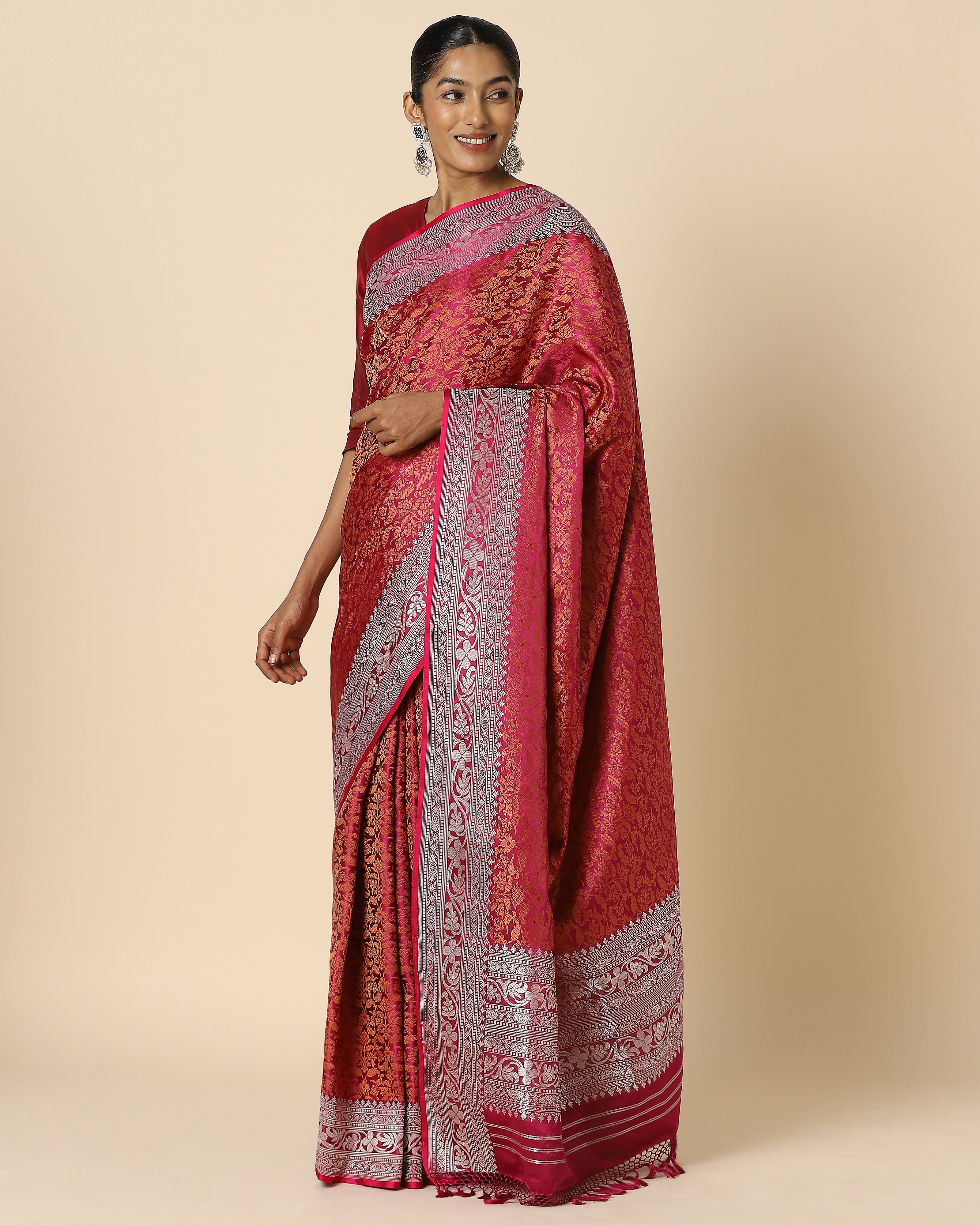 Chameli Tanchoi Silk Saree